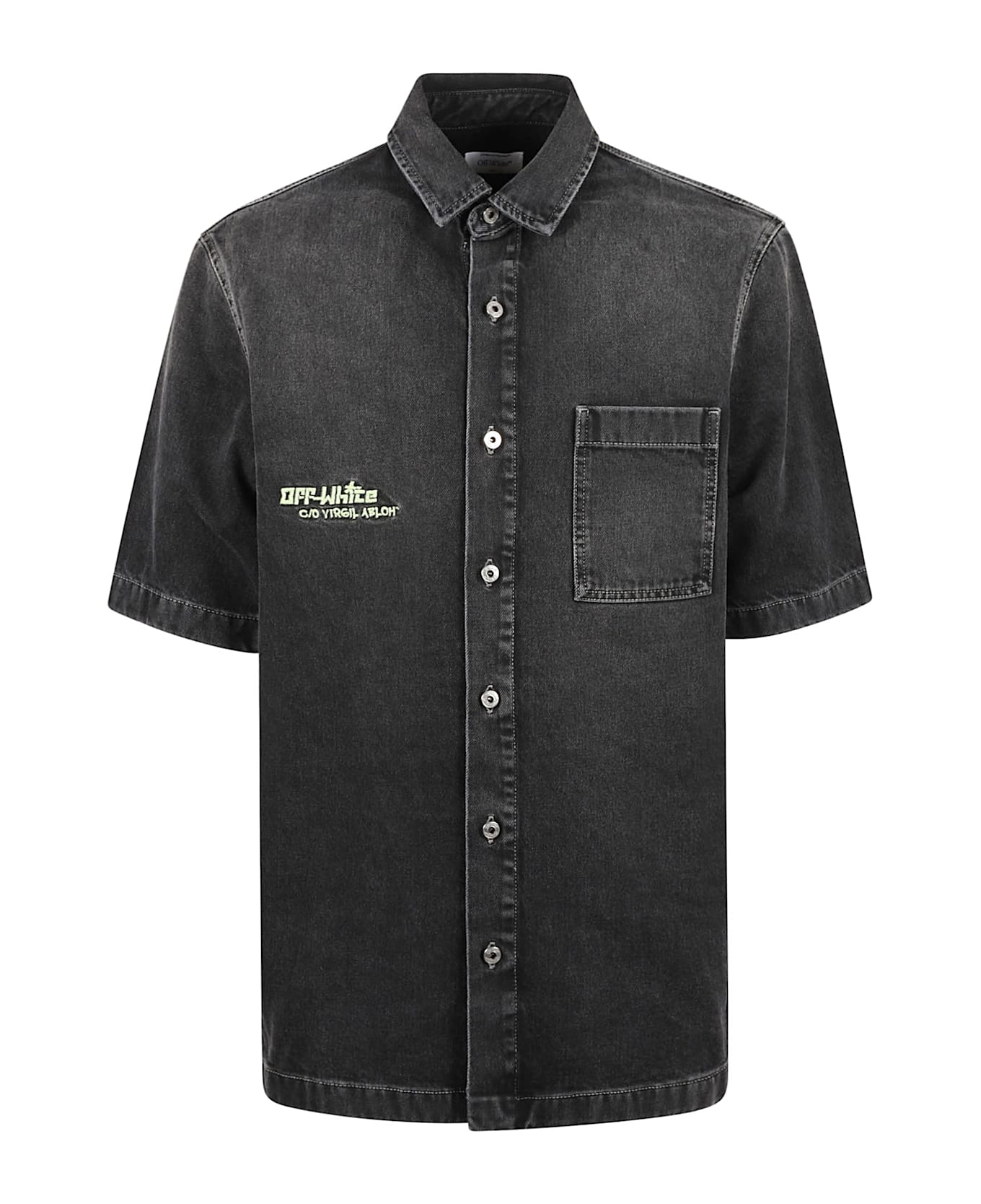 Off-White Bowling Shirt - BLACK