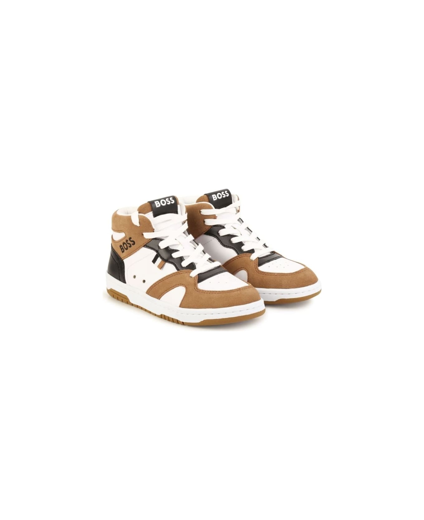 Hugo Boss Multicolor Sneakers For Kids With Logo - Multicolor