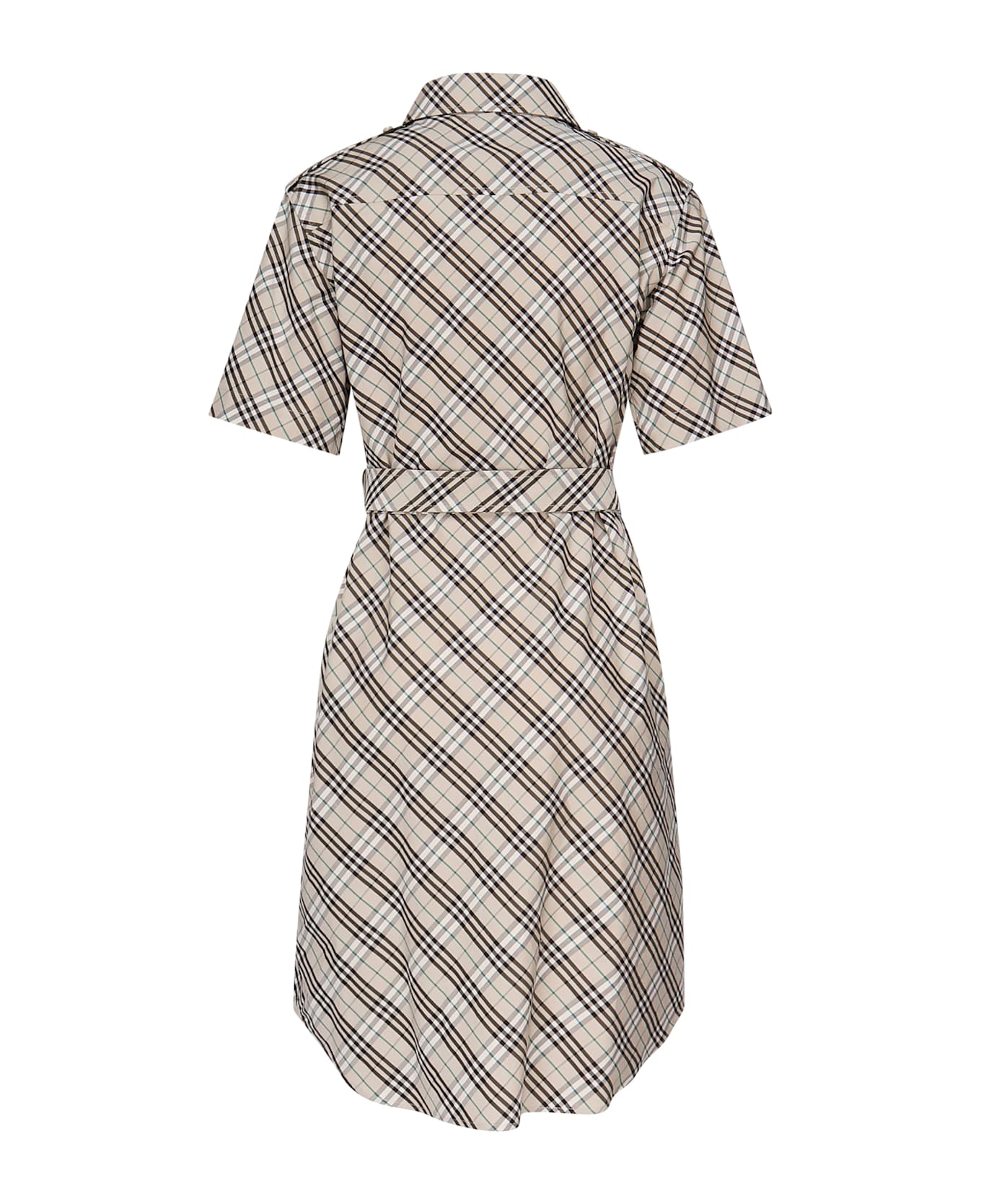 Burberry Embroidered Poplin Shirt Dress - HUSKIPCHECK