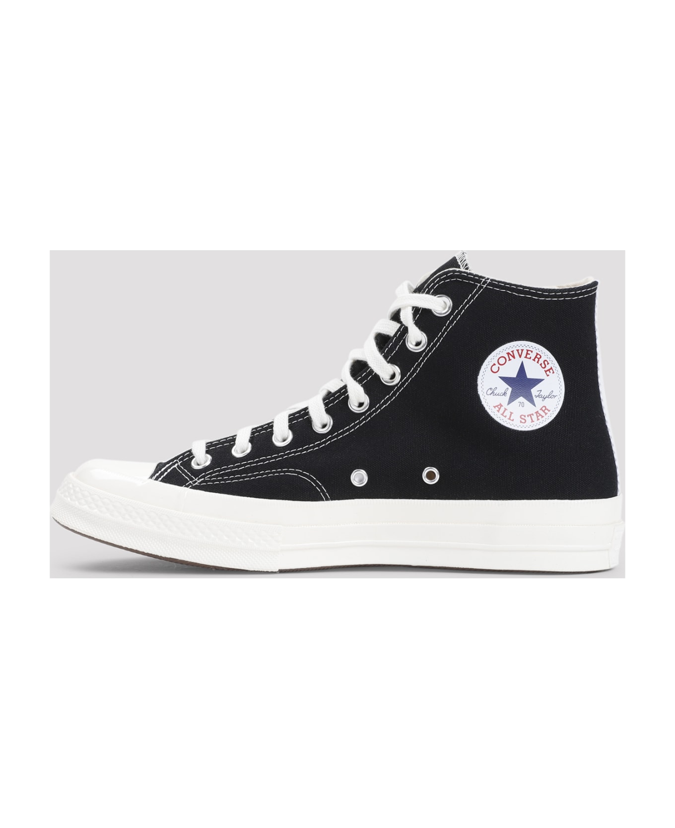 Comme des Garçons Play High Top Sneakers - Black