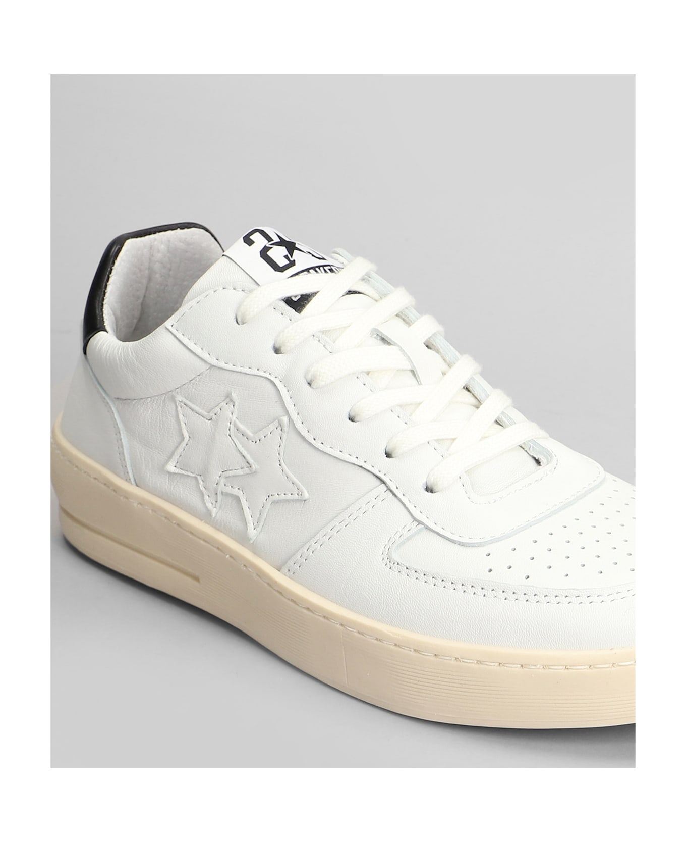 2Star Sneakers In White Leather 2Star - WHITE