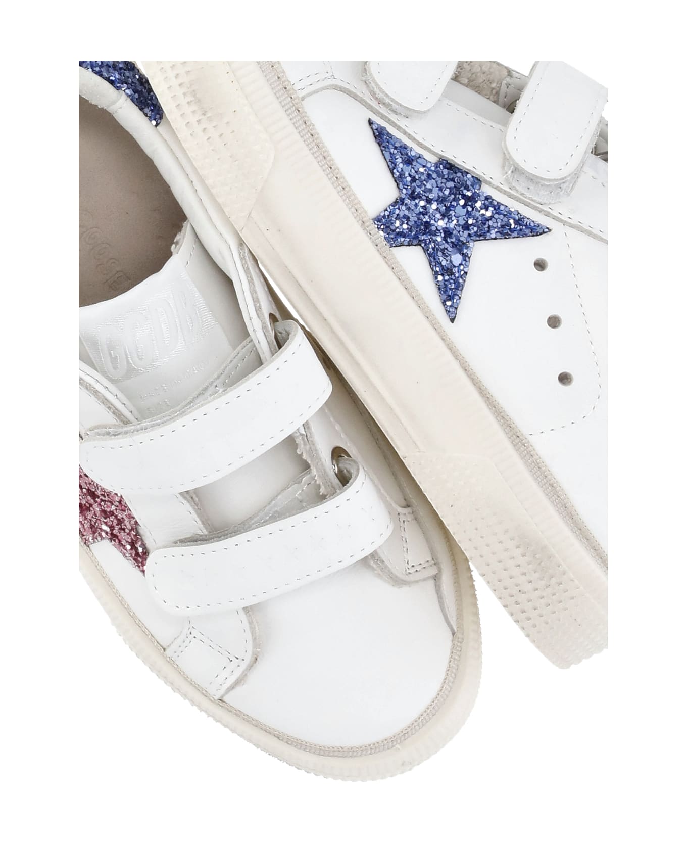 Golden Goose May School Sneakers - White