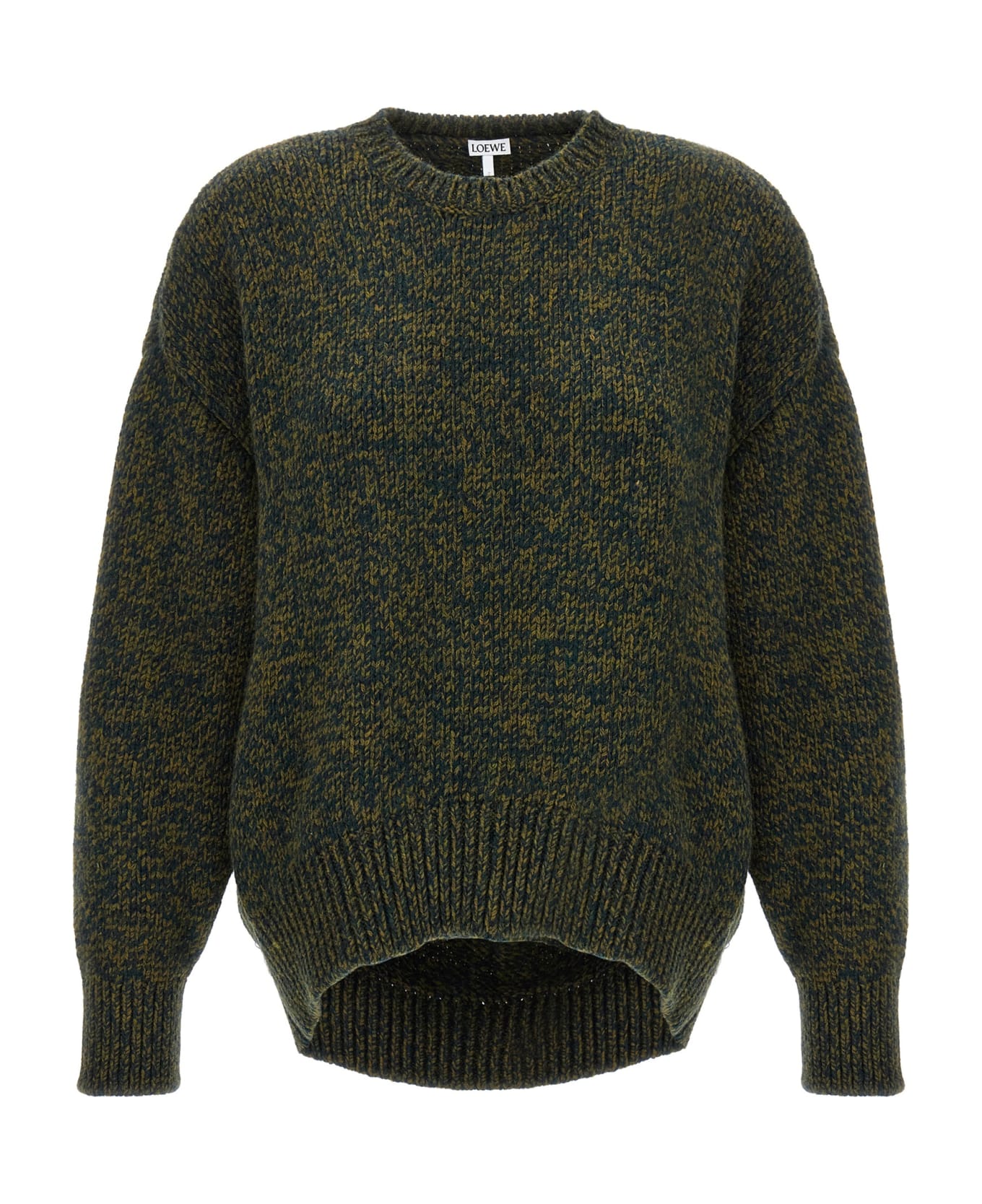Loewe Double Neck Sweater - Green