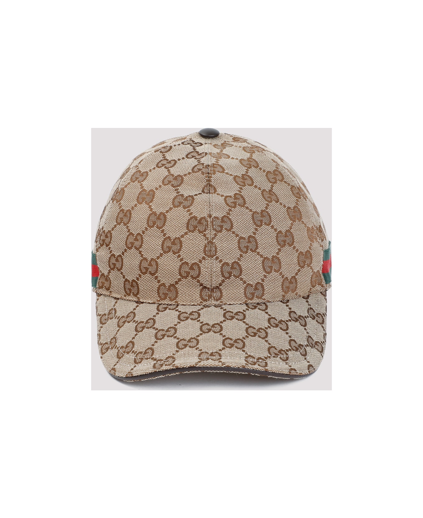 Gucci Logo Baseball Hat - Be Ebo/cocoa/vrv