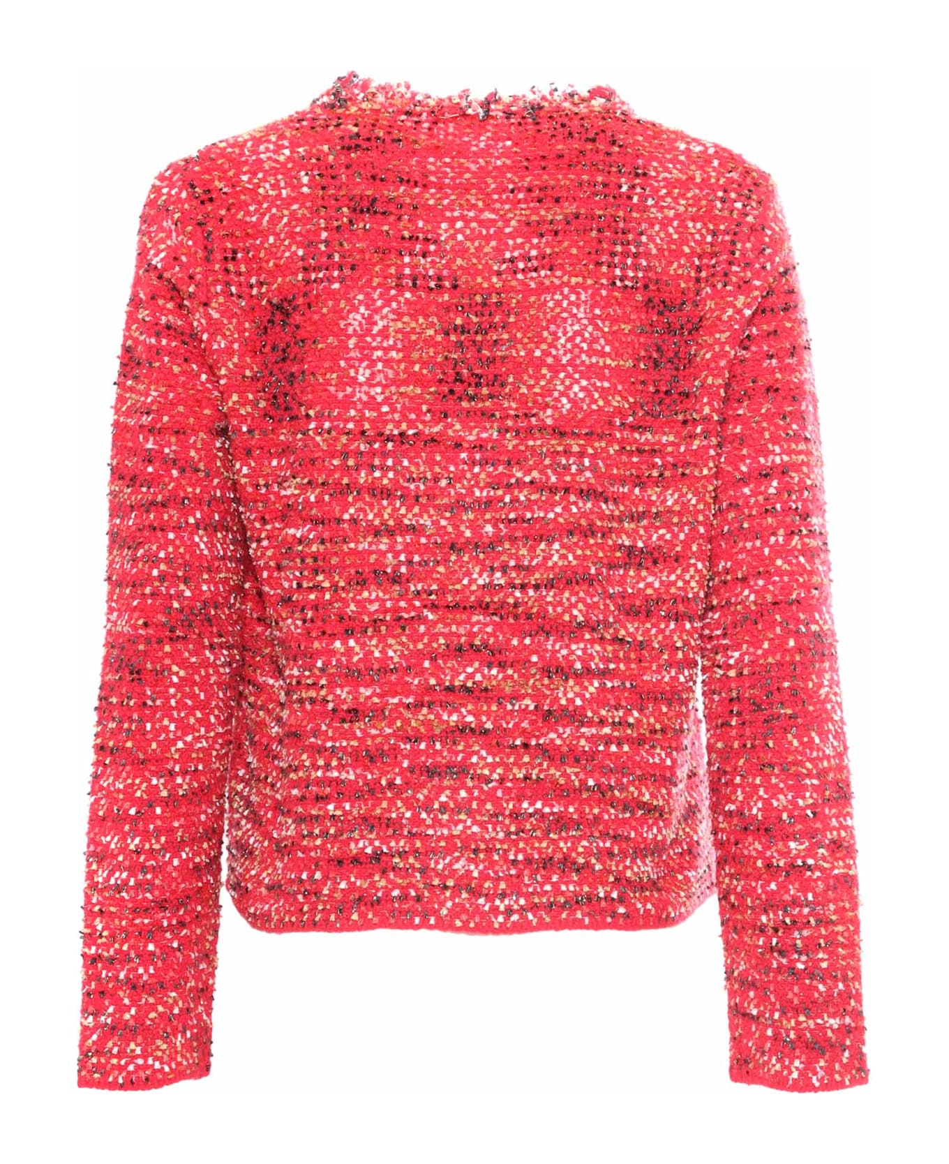 Kangra Knitted Chanel Jacket - RED