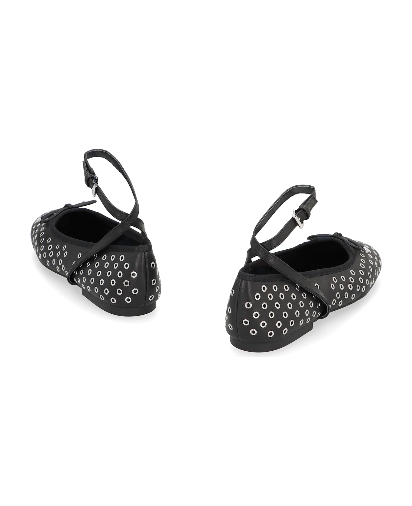 MICHAEL Michael Kors Collette Flex Leather Ballet Flats - black