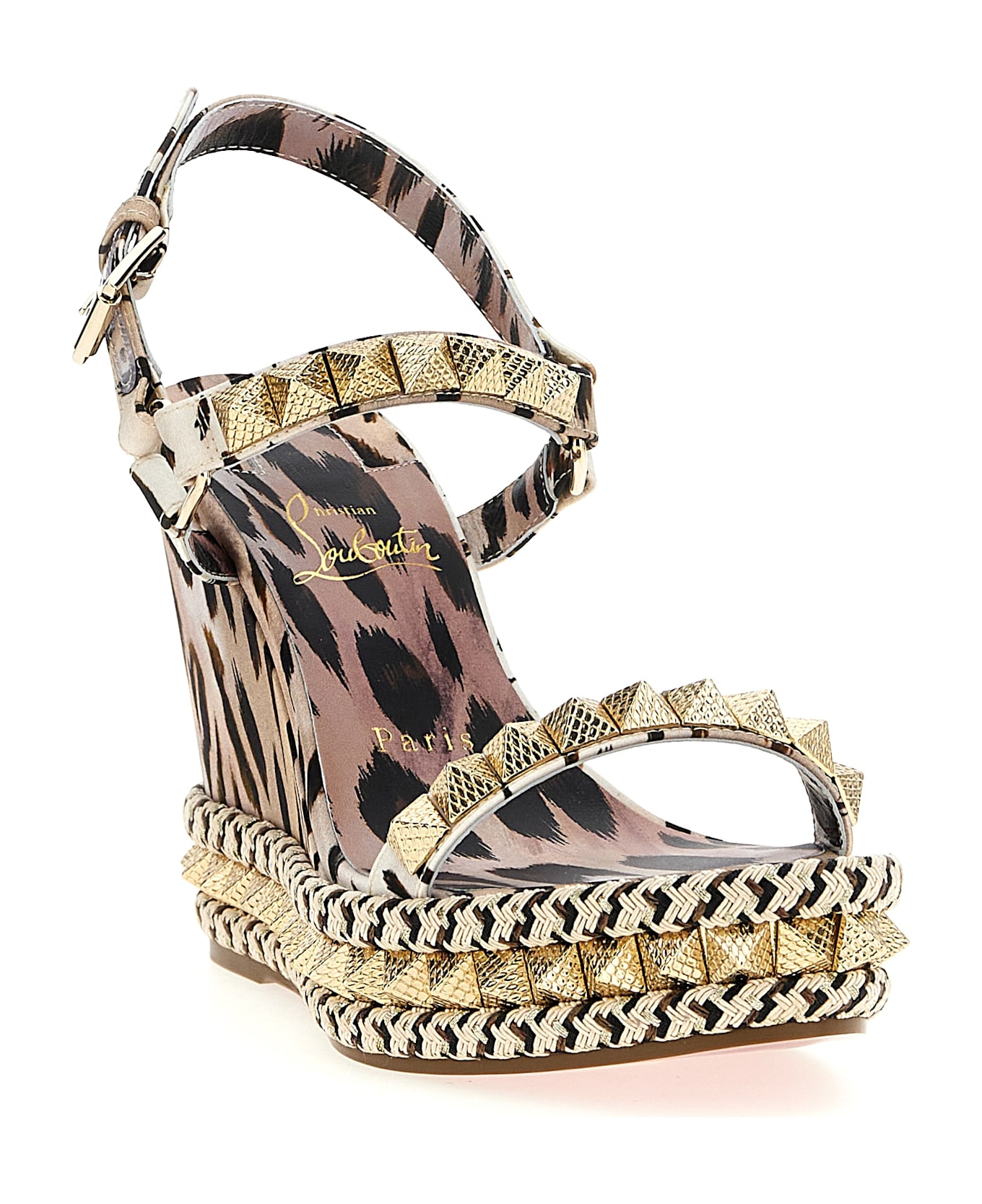 Christian Louboutin 
pyraclou
 Sandals - Multicolor ウェッジシューズ
