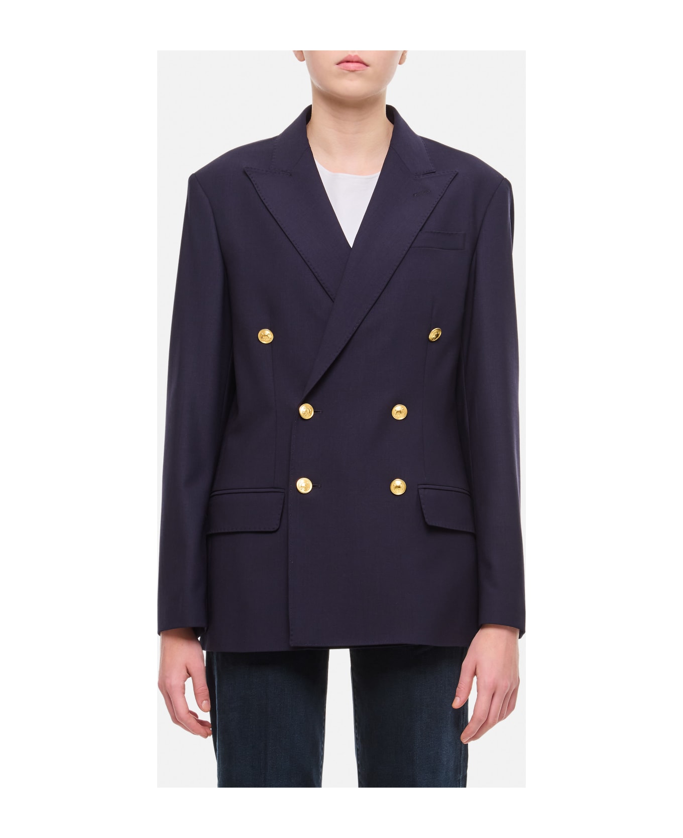 Polo Ralph Lauren Double Breasted Blazer - Blue