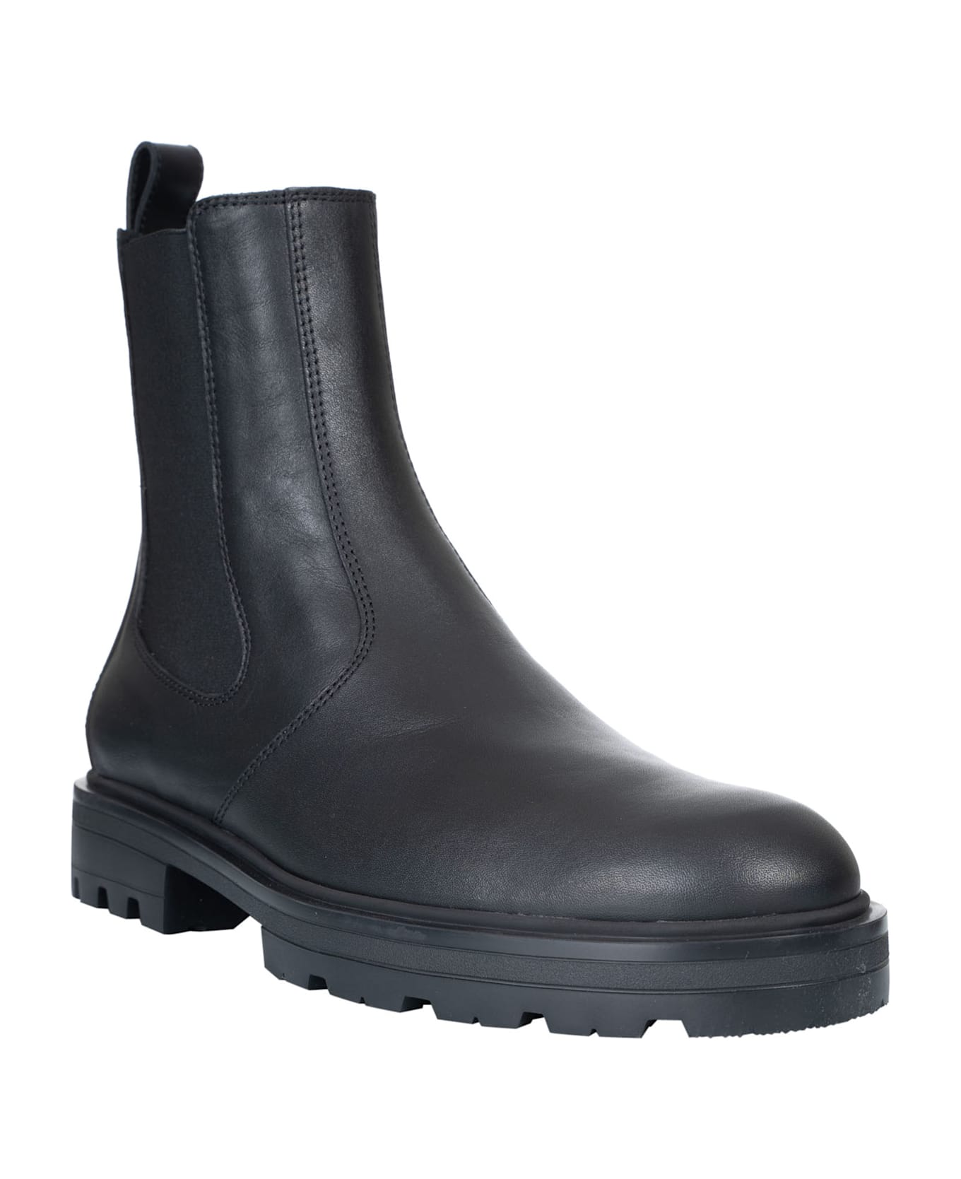 Hogan Elastic Sided Boots - Black