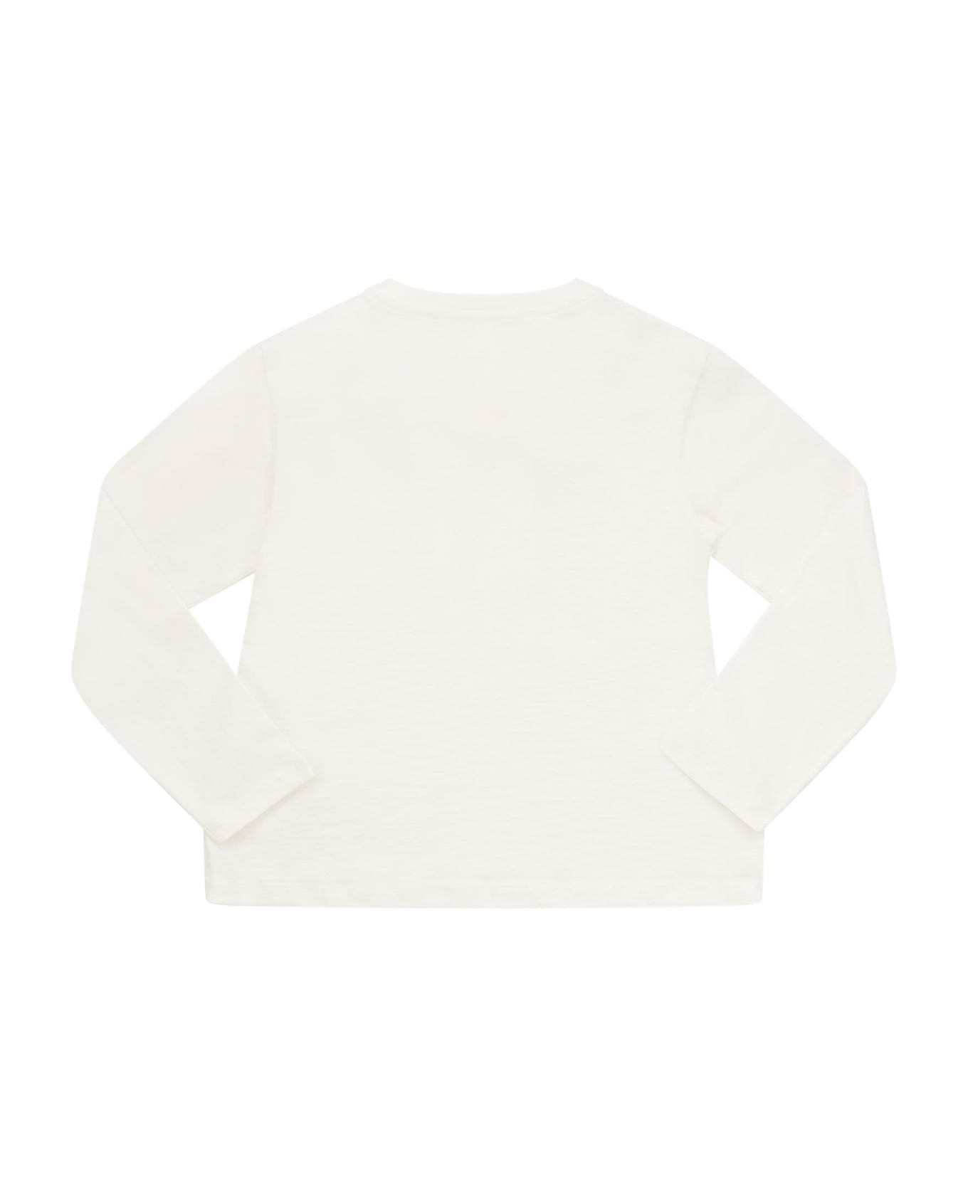 Il Gufo Jersey Sweater With Dancer - White