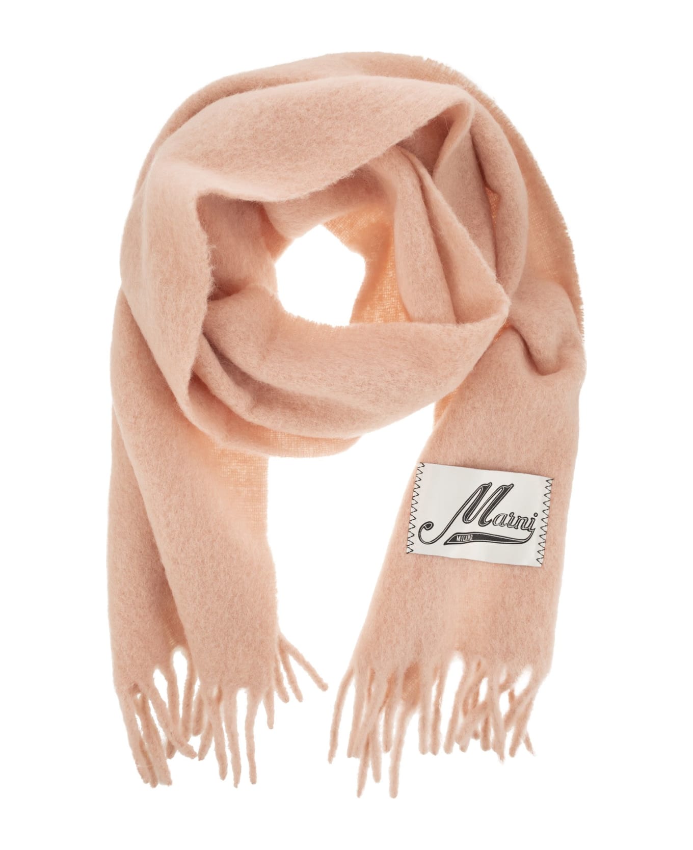 Marni Gauzy Alpaca Scarf - Pink スカーフ＆ストール