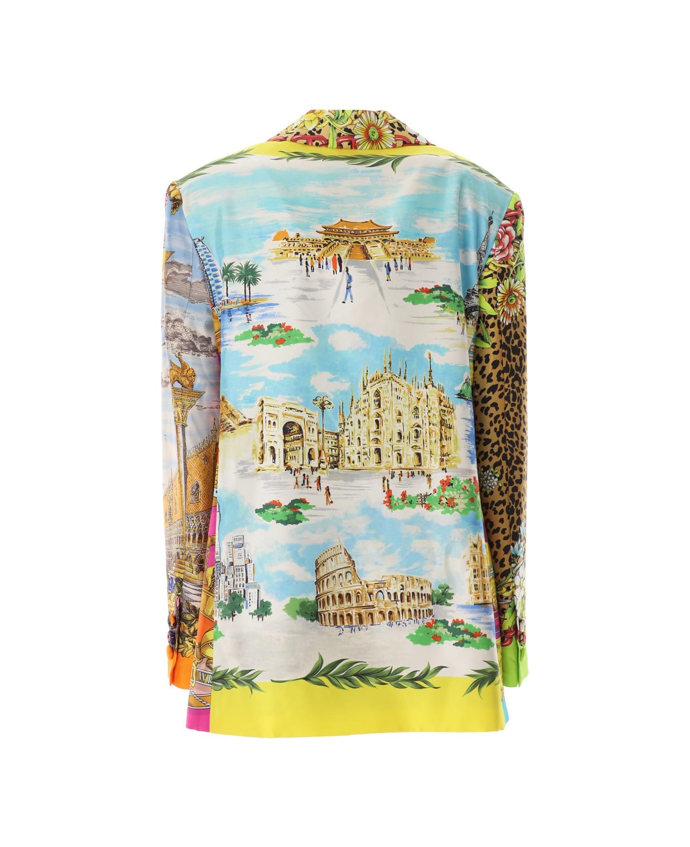 Moschino Scarf Printed Twill Jacket | italist