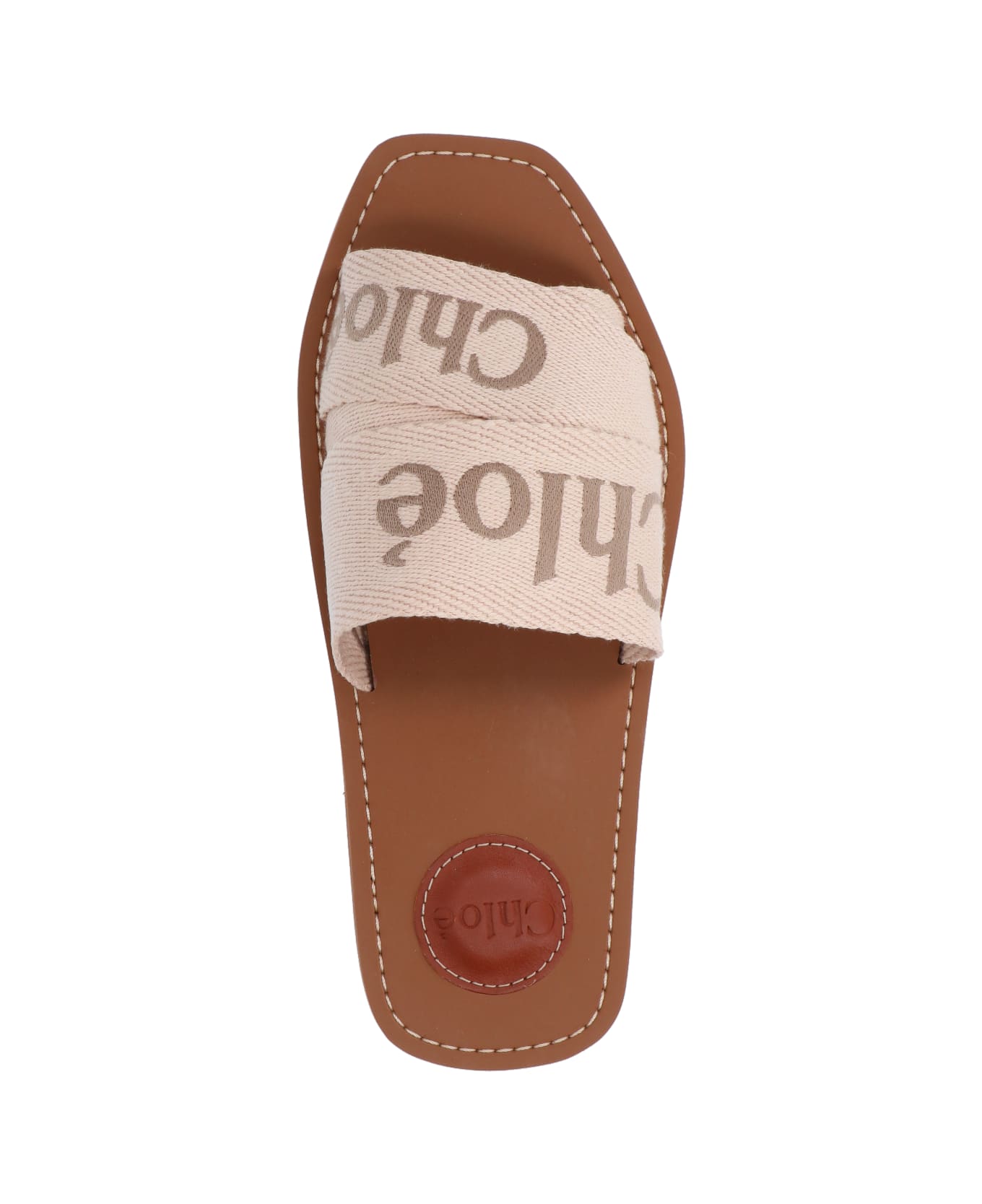 Chloé Woody Sandals - BEIGE