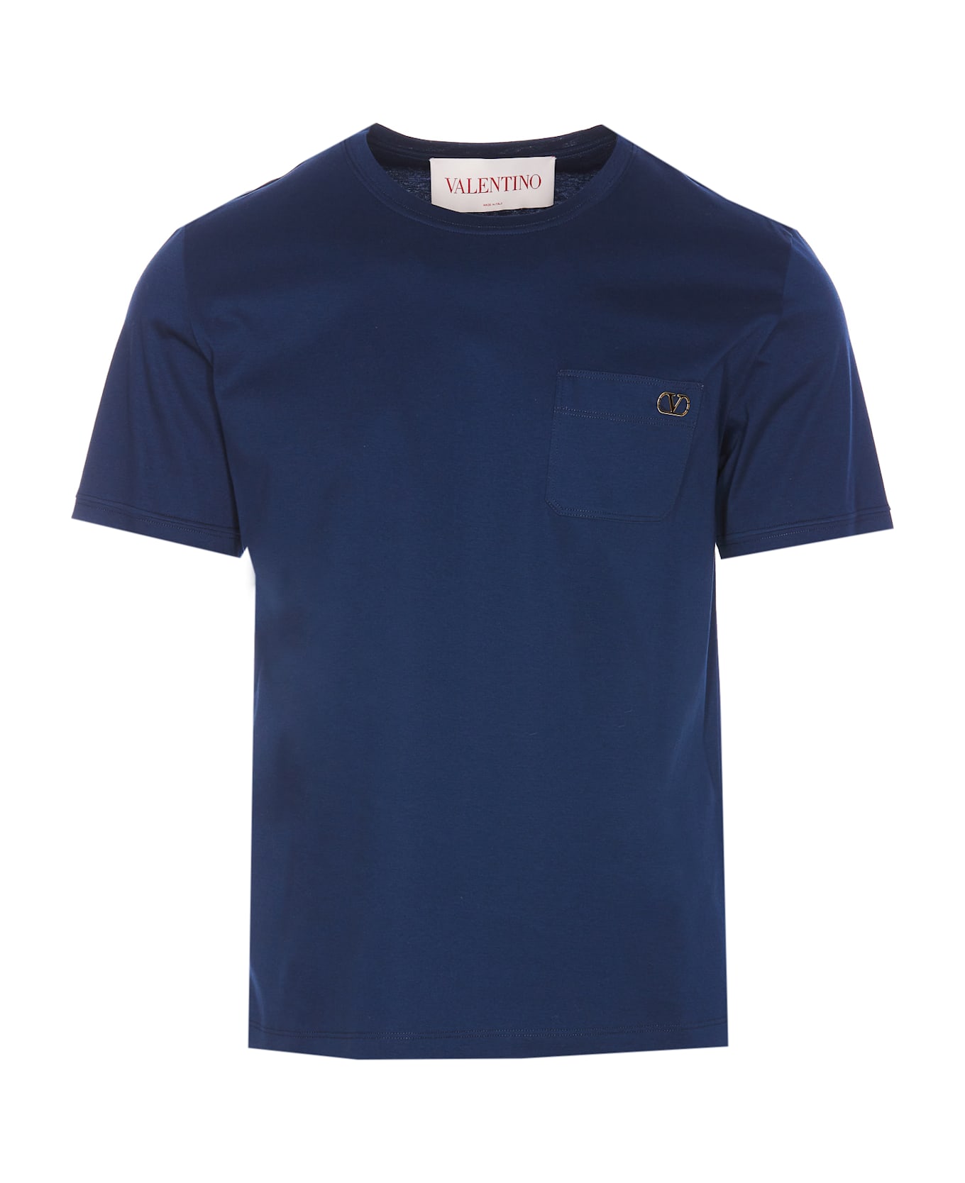 Valentino Garavani Vlogo Signature Logo T-shirt - Blue