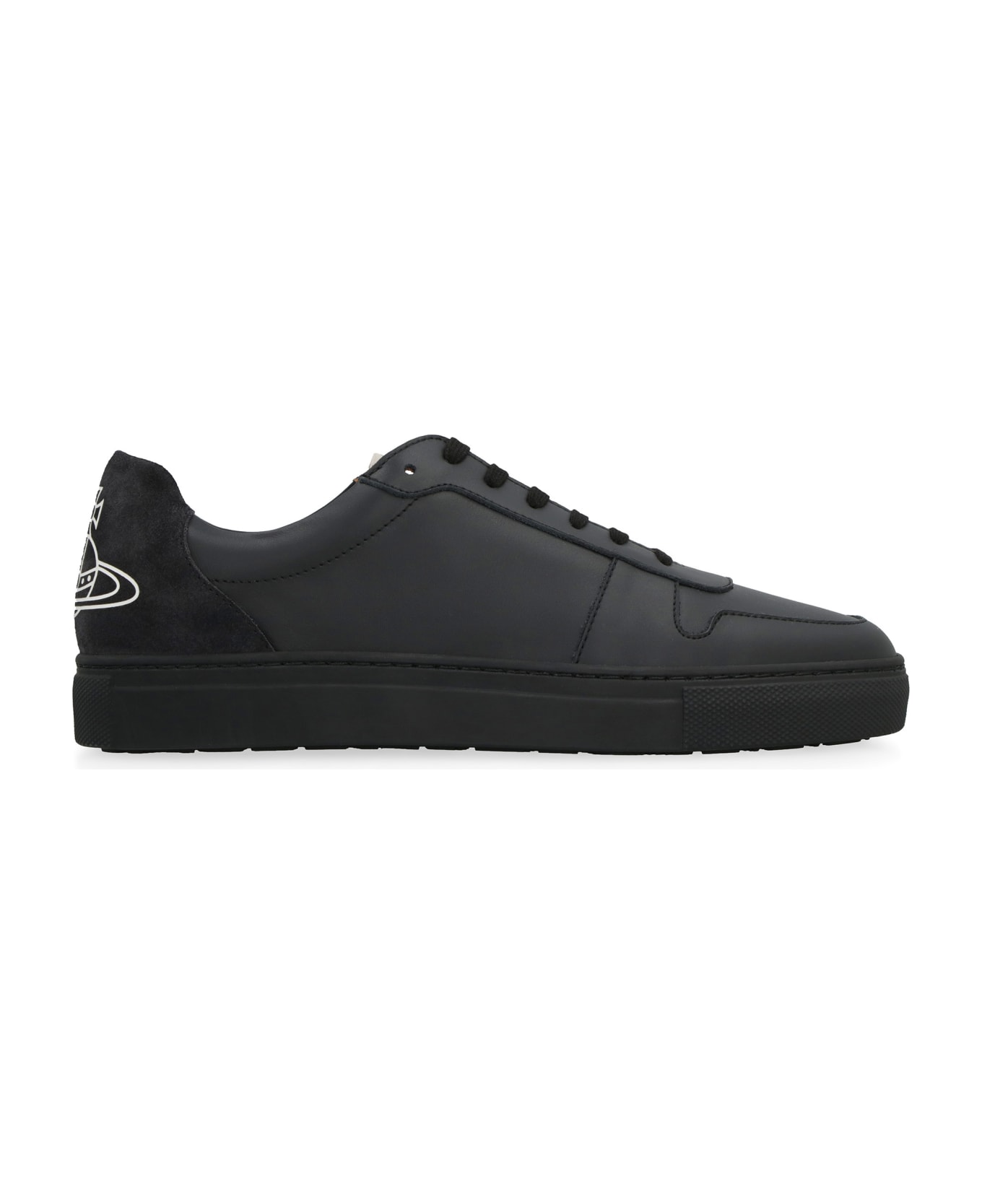 Vivienne Westwood Leather Low-top Sneakers - black
