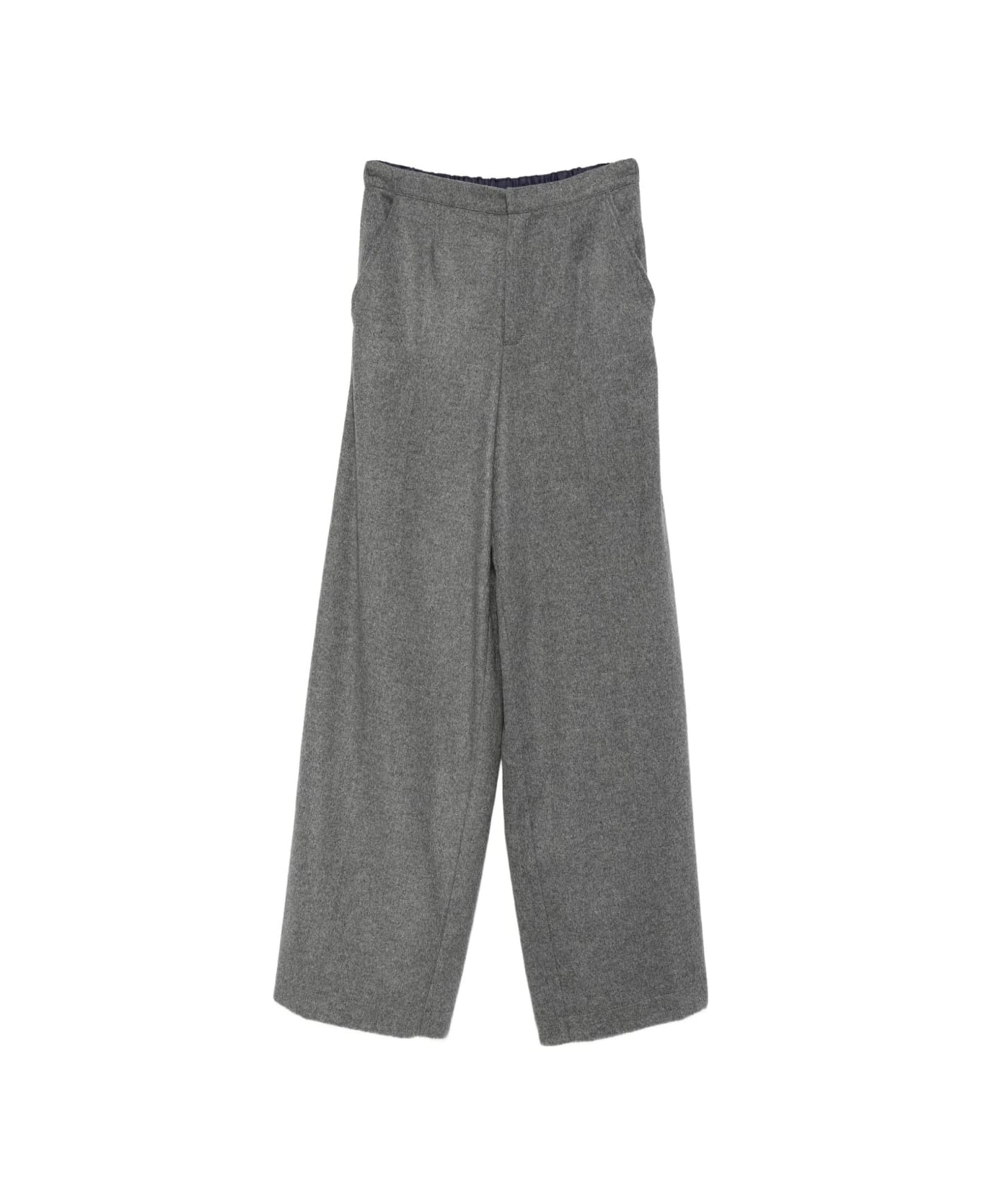 Forte_Forte Wool Trousers - Grey