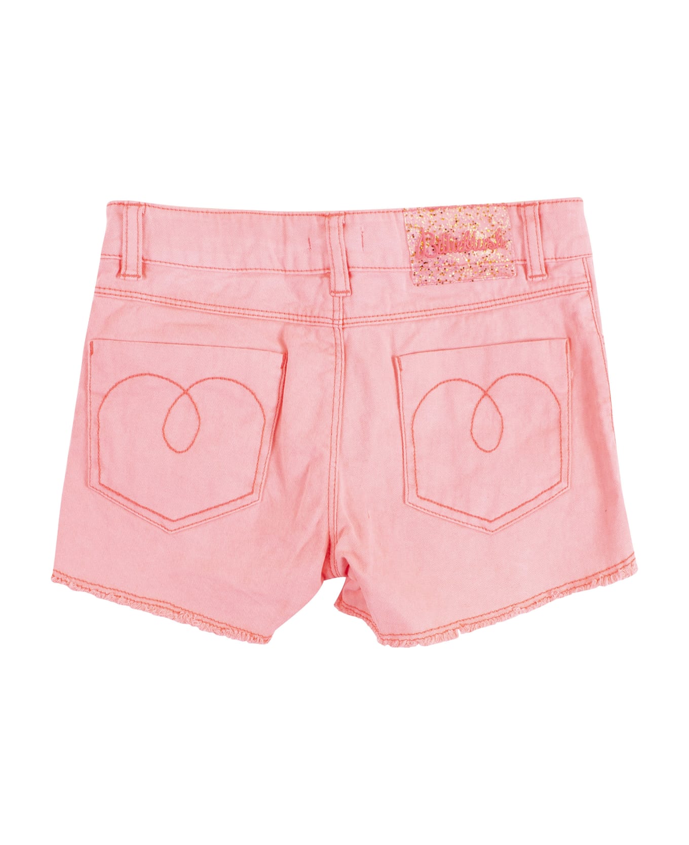 Billieblush Little Girl Shorts With Bows - Fucsia