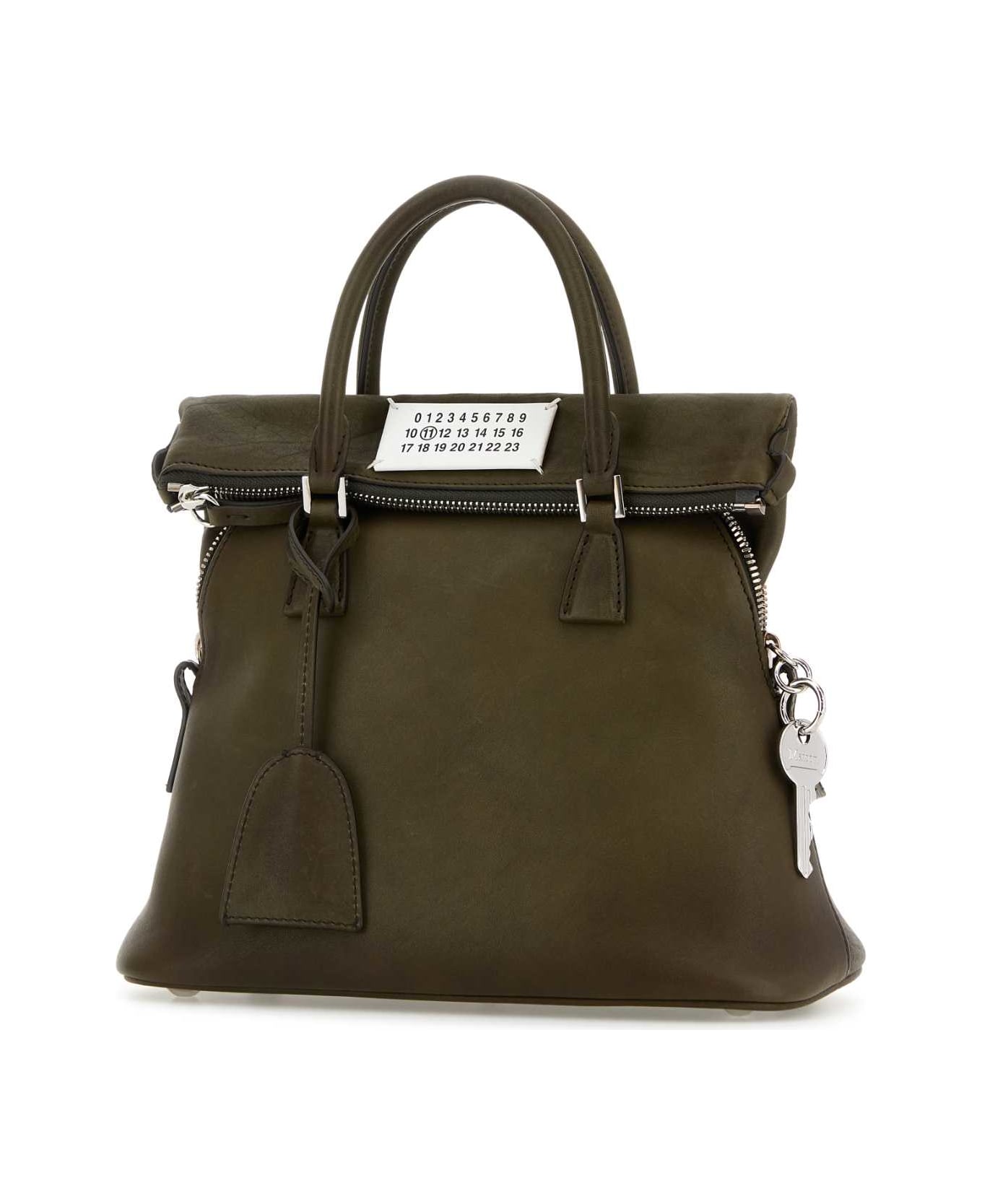 Maison Margiela Olive Green Leather Mini 5ac Handbag - KHAKI