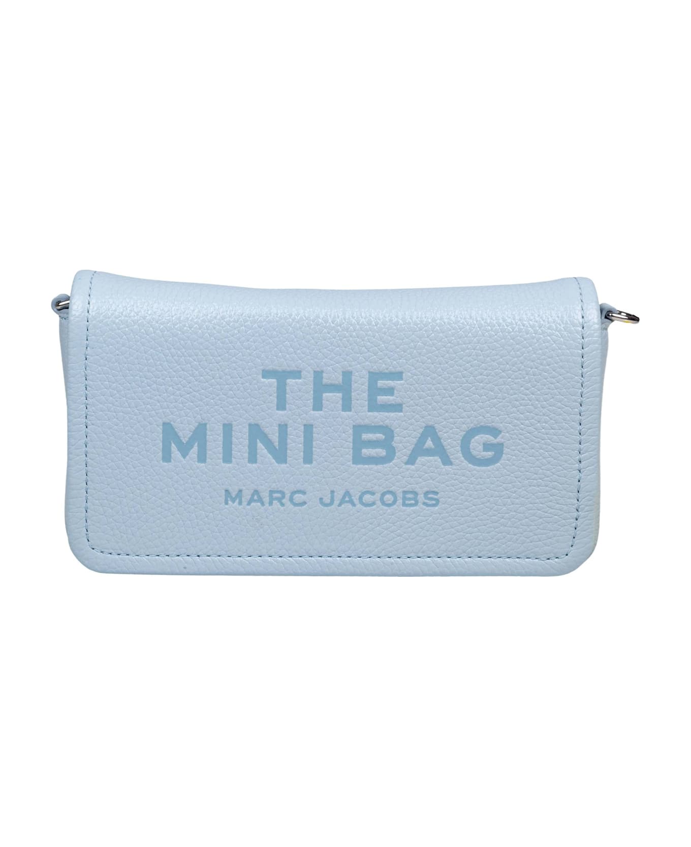 Marc Jacobs The Mini Bag In Leather Color Light Blue - Blue Cloud
