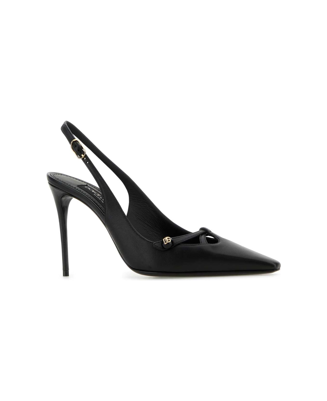 Dolce & Gabbana Black Leather Pumps - NERO