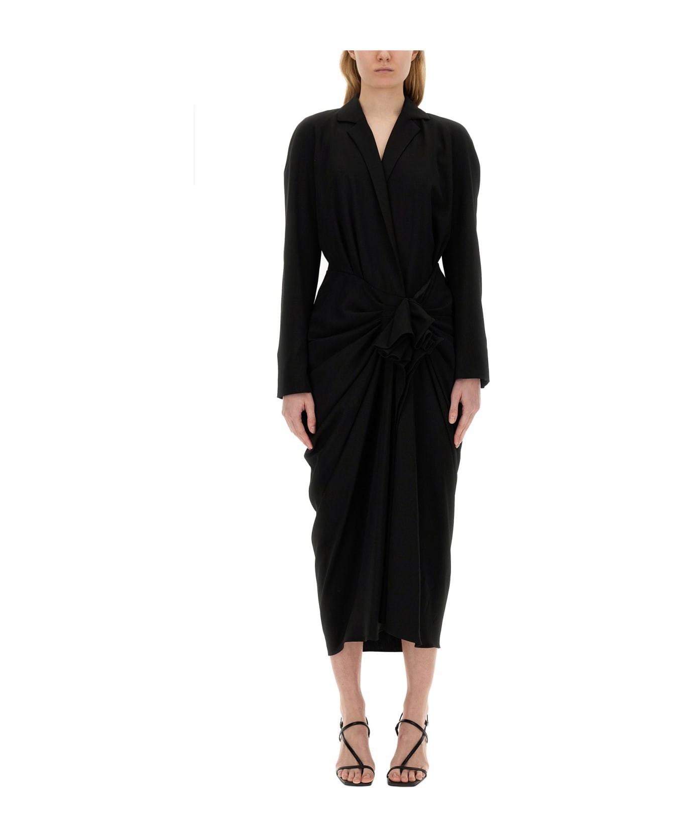 Dries Van Noten Midi Dress - BLACK