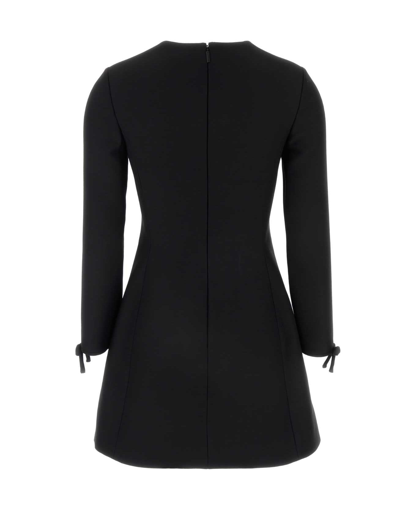 Valentino Garavani Dress | Solid | Crepe Cou - NERO