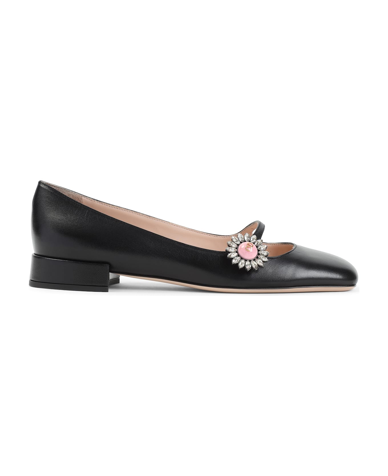 Valentino Garavani Ballerina - Tj Nero Crystal Rosa