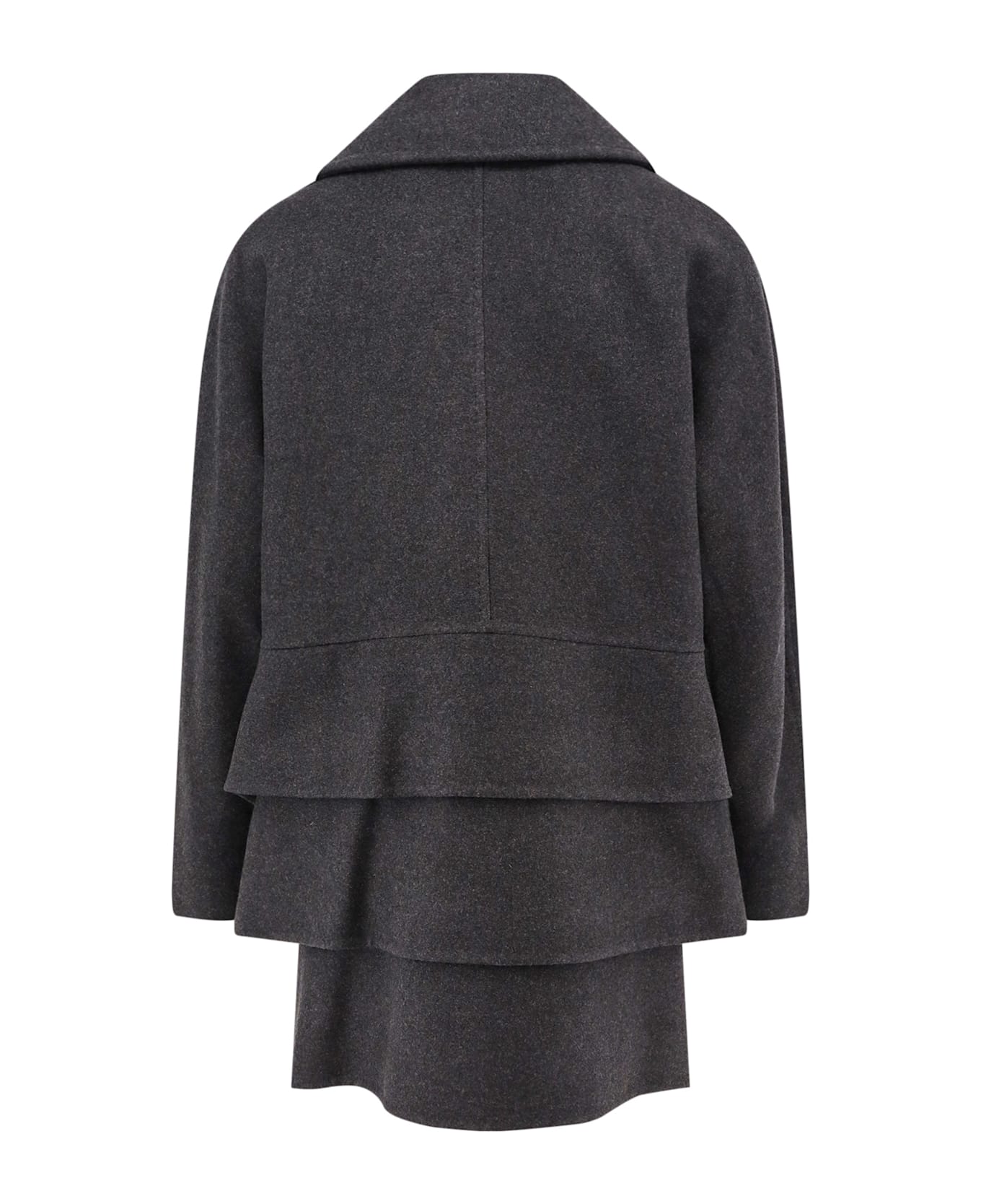 Max Mara 
asturie1234
 Grey Cashmere Blend Coat - Grey