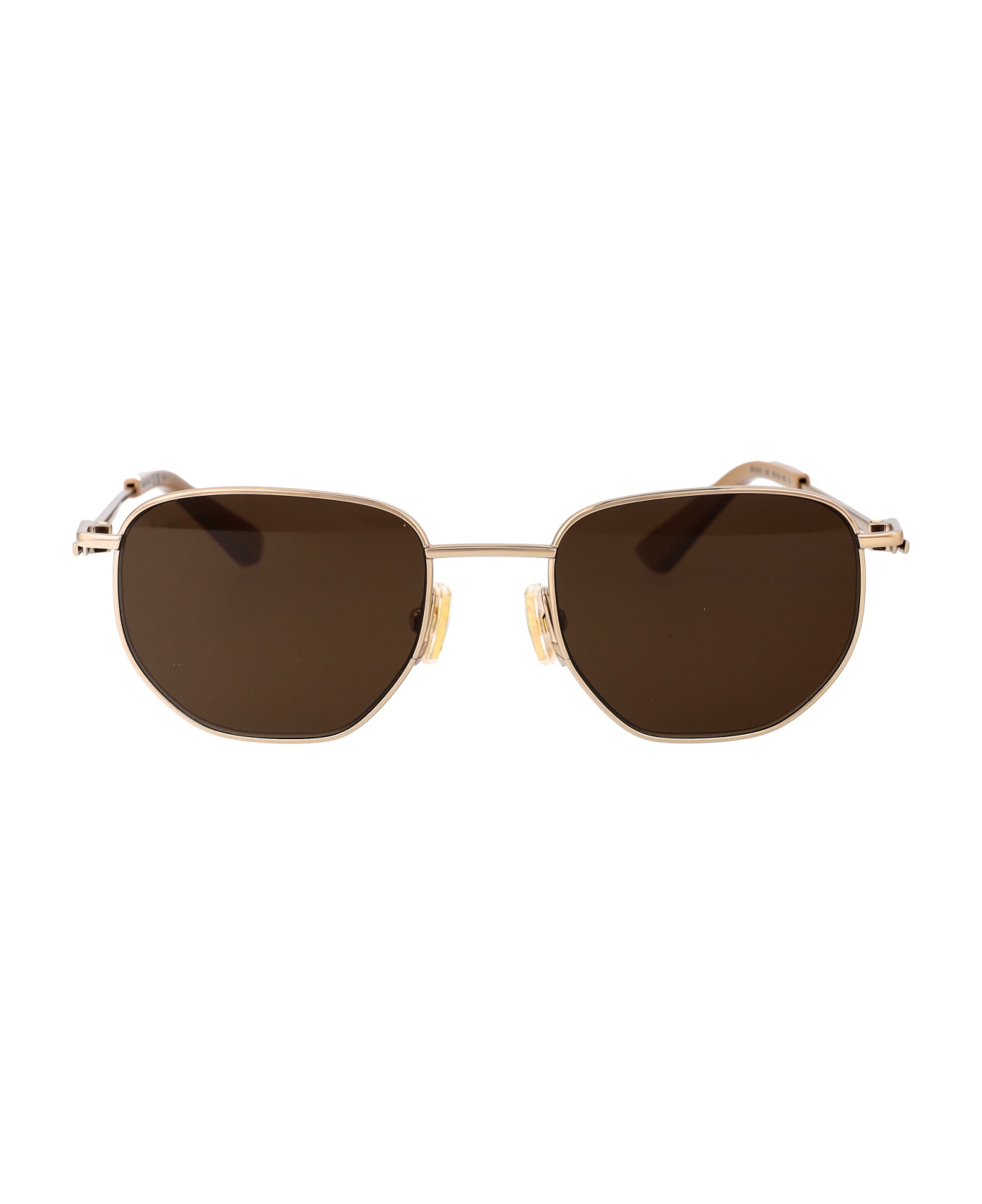 Bottega Veneta Eyewear Bv1301s Sunglasses - 002 GOLD GOLD BROWN