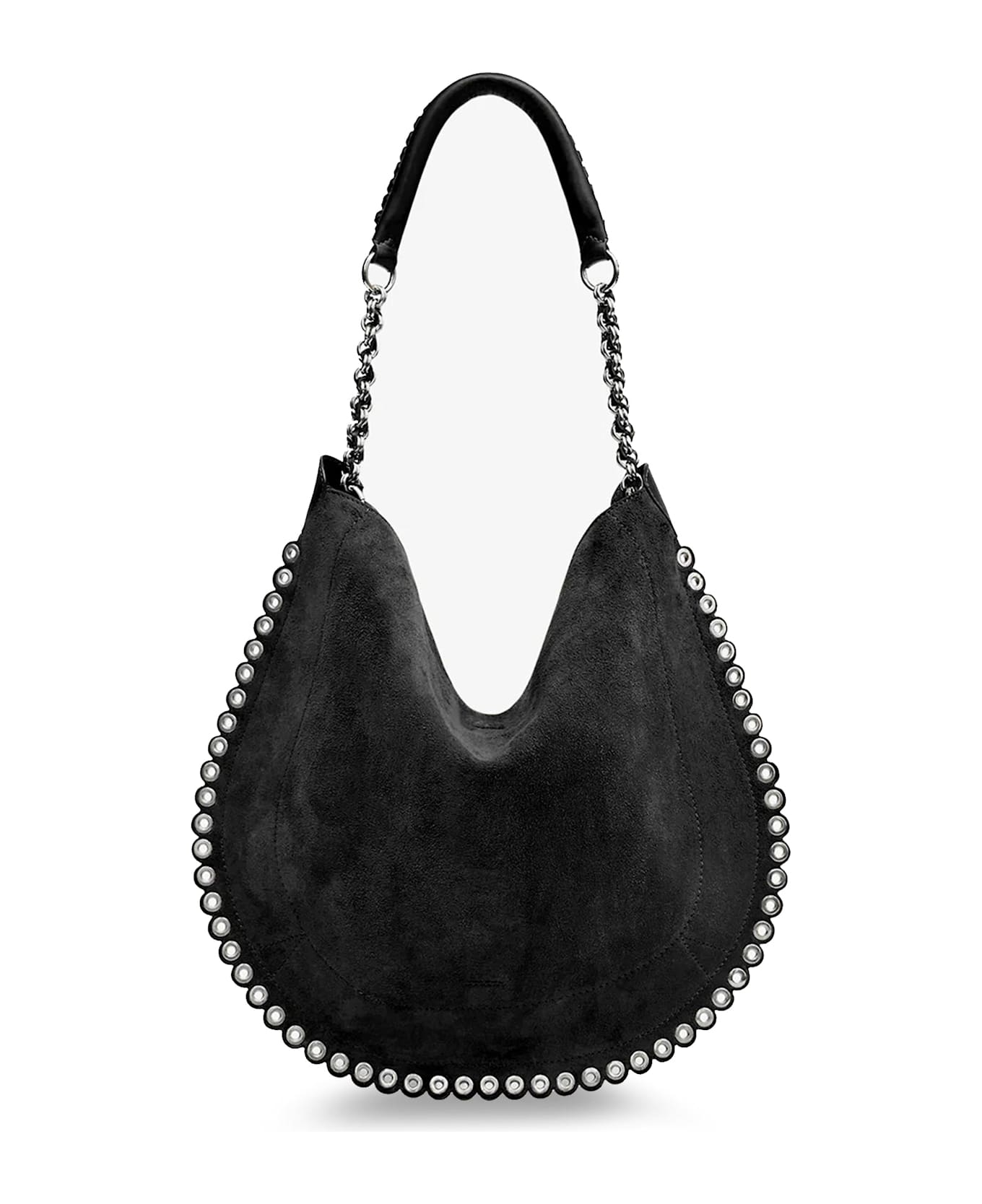 Isabel Marant Oskan Suede Hobo Bag - Black