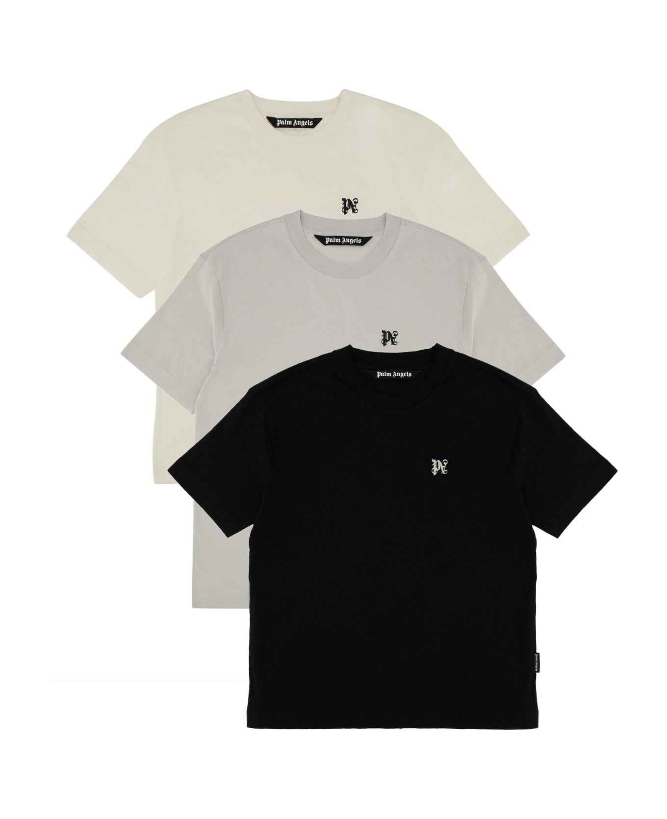 Palm Angels Pack Of Three T-shirts - MULTICOLOR シャツ