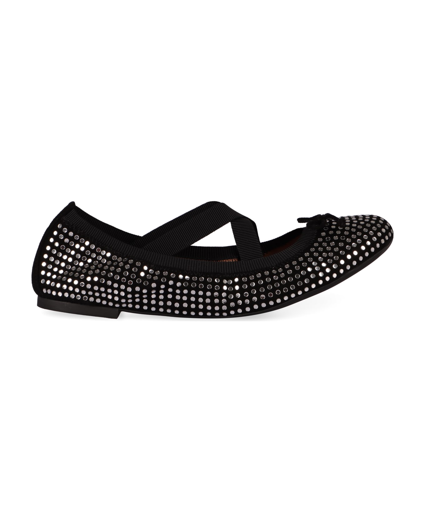 Aquazzura Studded Flat Shoes - black