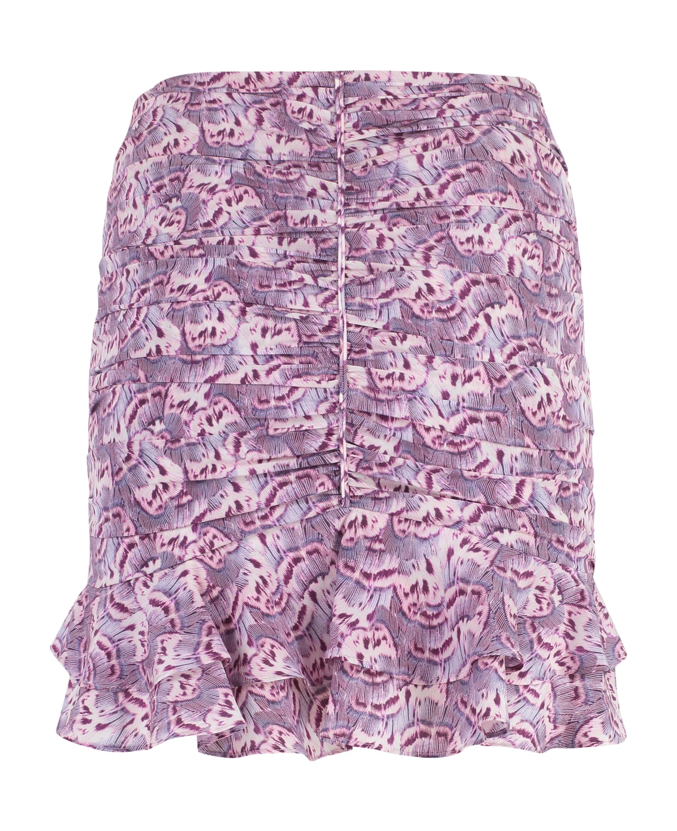 Isabel Marant Milendi Printed Silk Skirt - Multicolor