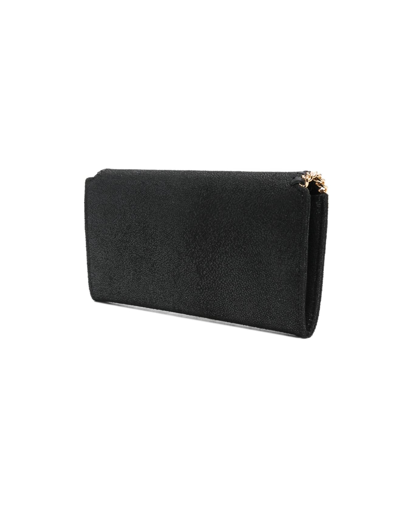 Stella McCartney Falabella Continental Wallet - Black