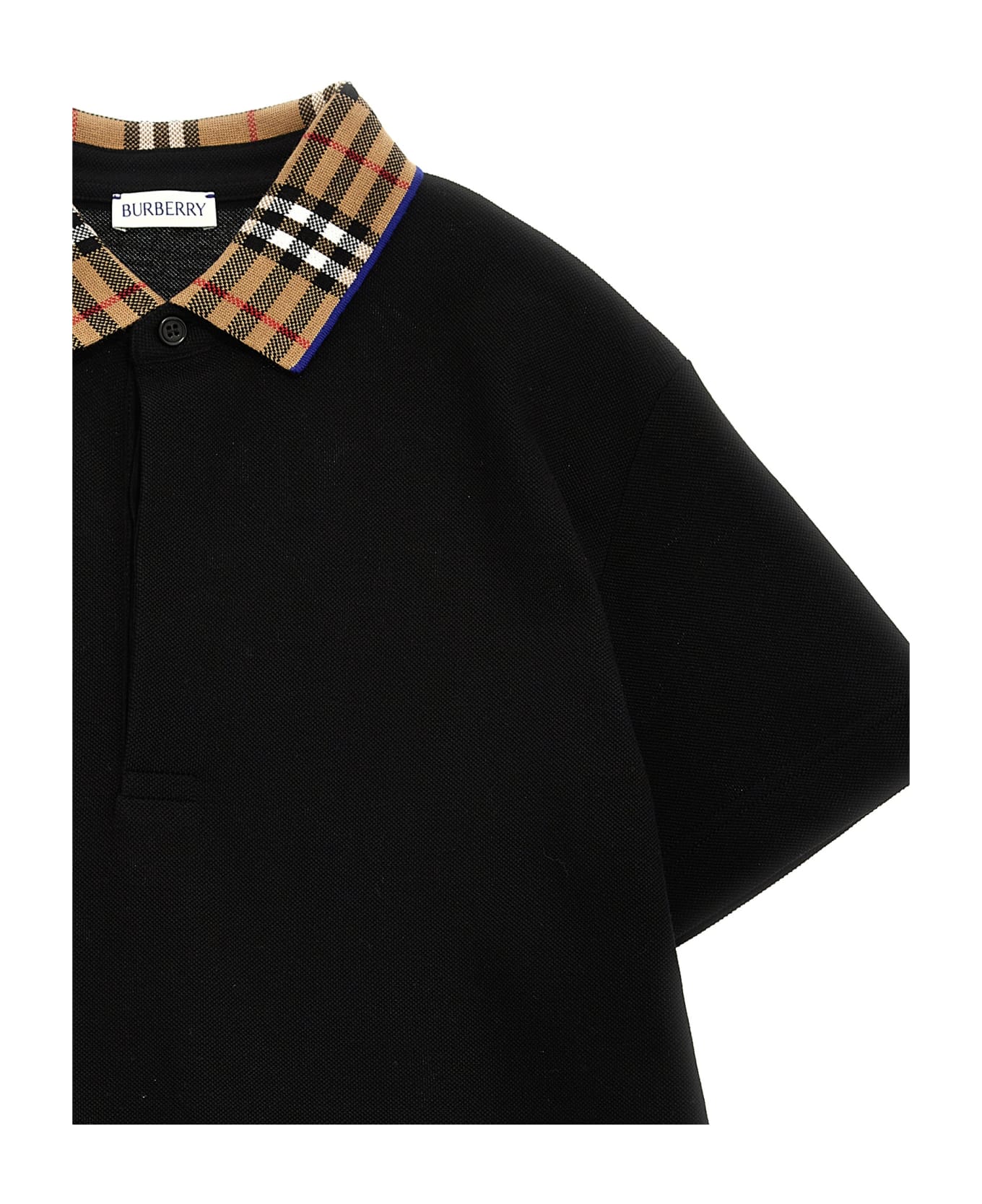 Burberry 'johane' Polo Shirt - Black  
