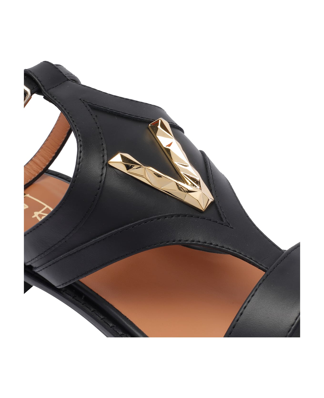 Via Roma 15 Sandals - Black
