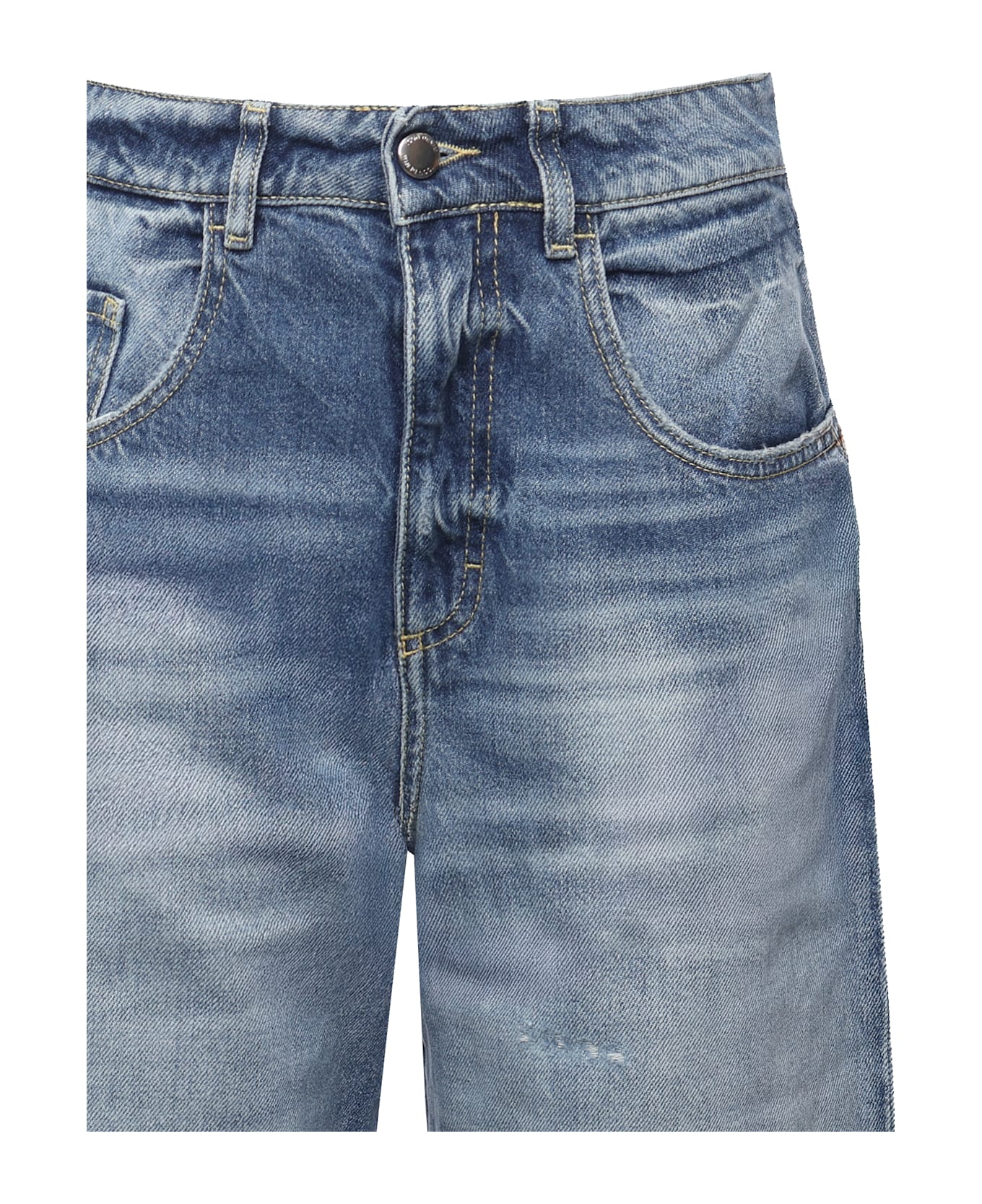 Icon Denim Poppy Jeans - MISTY BLUE デニム
