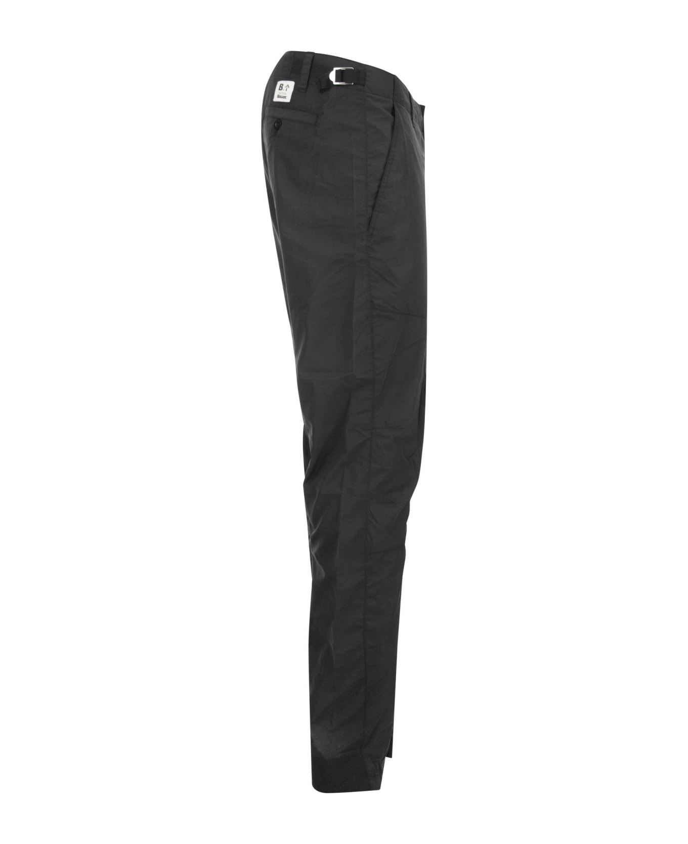 Blauer Trousers In Technical Fabric - Black