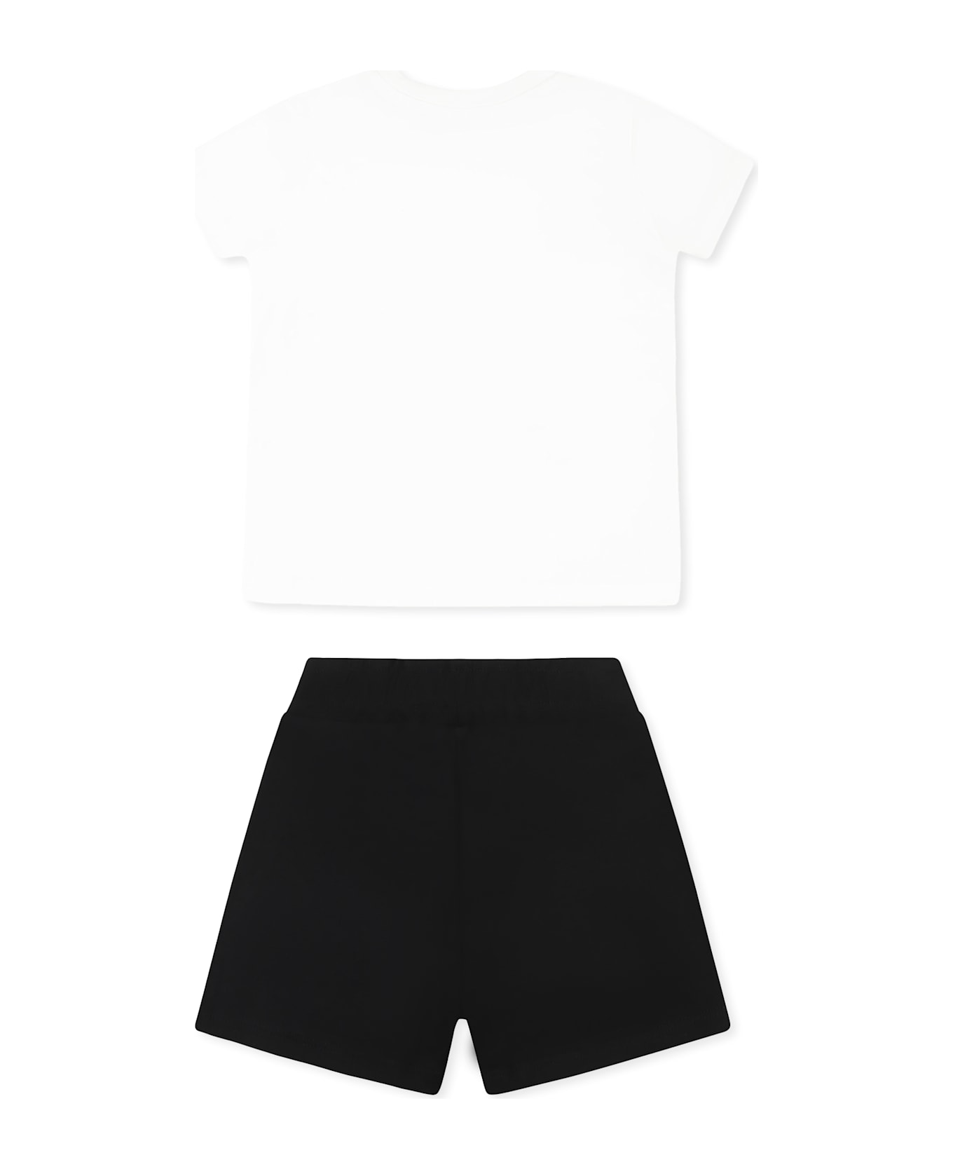 MSGM Black Suit For Babykids With Logo - Black