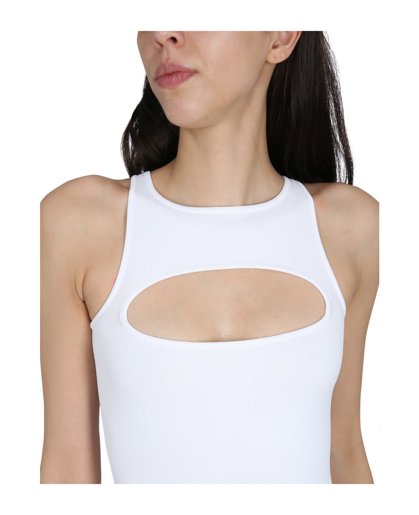 【送料&関税込】Dsquared2 White Dress With Cut-out Dsquared2 White Dress With Cut-out | italist
