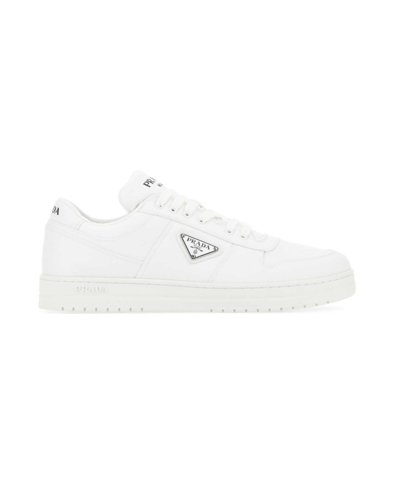 Prada White Re-nylon Sneakers - White