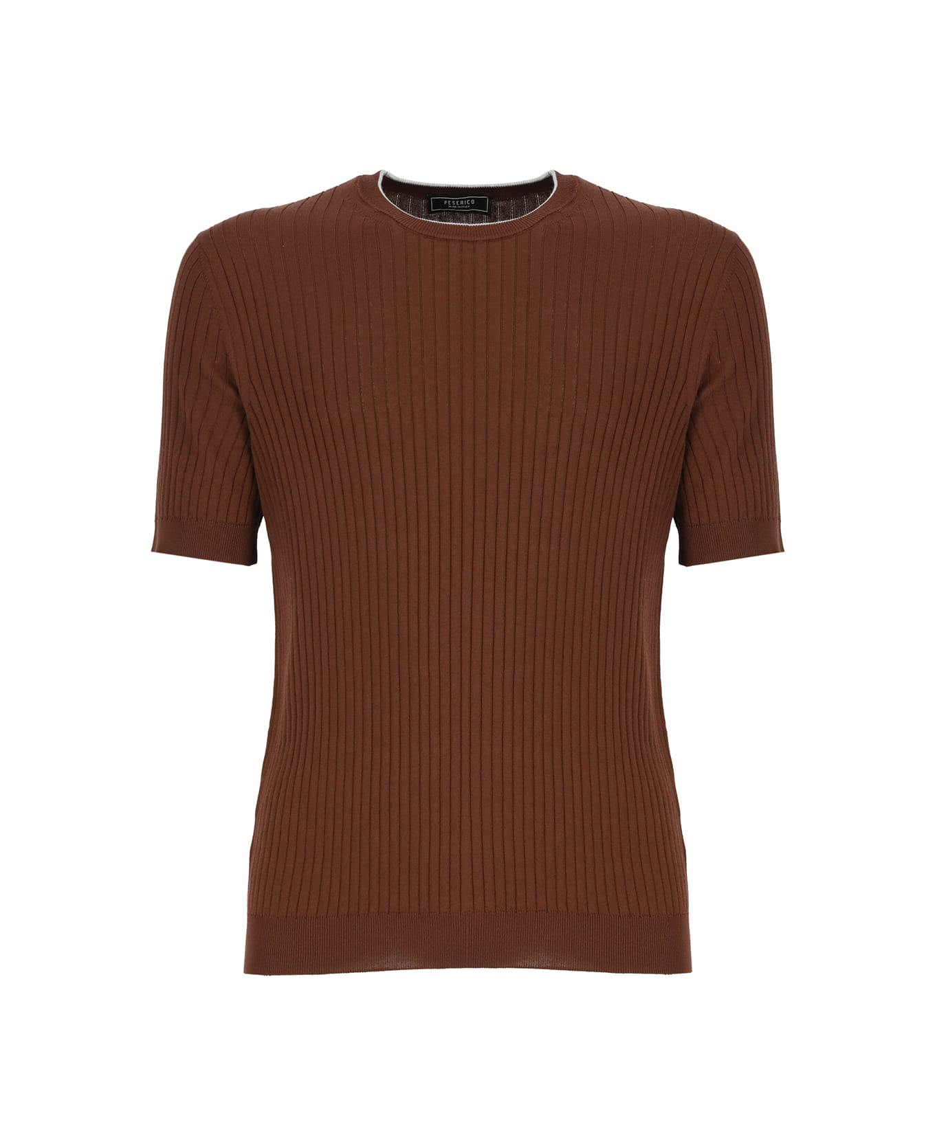 Peserico Cotton T-shirt - Brown