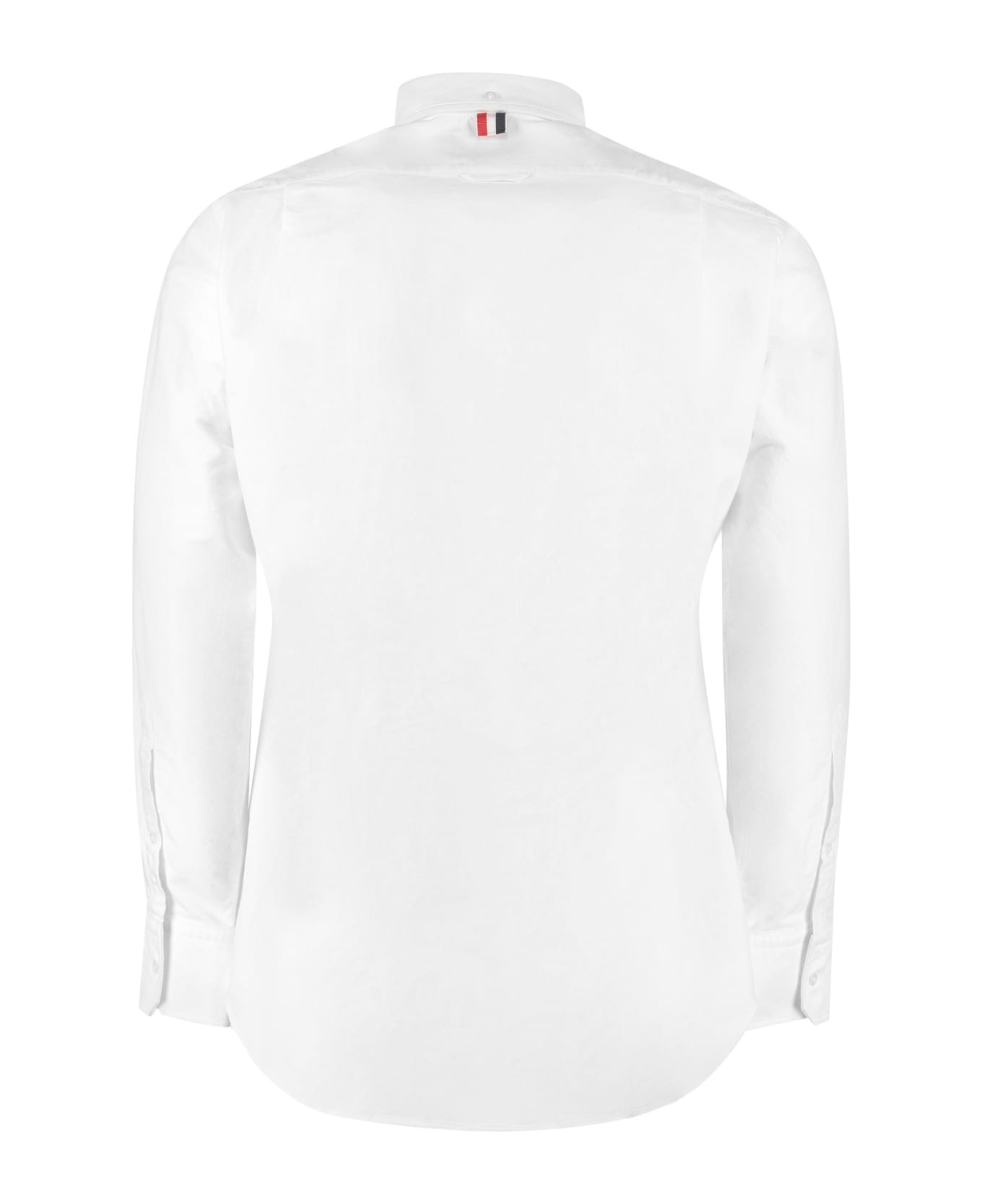 Thom Browne Button-down Collar Cotton Shirt - White シャツ