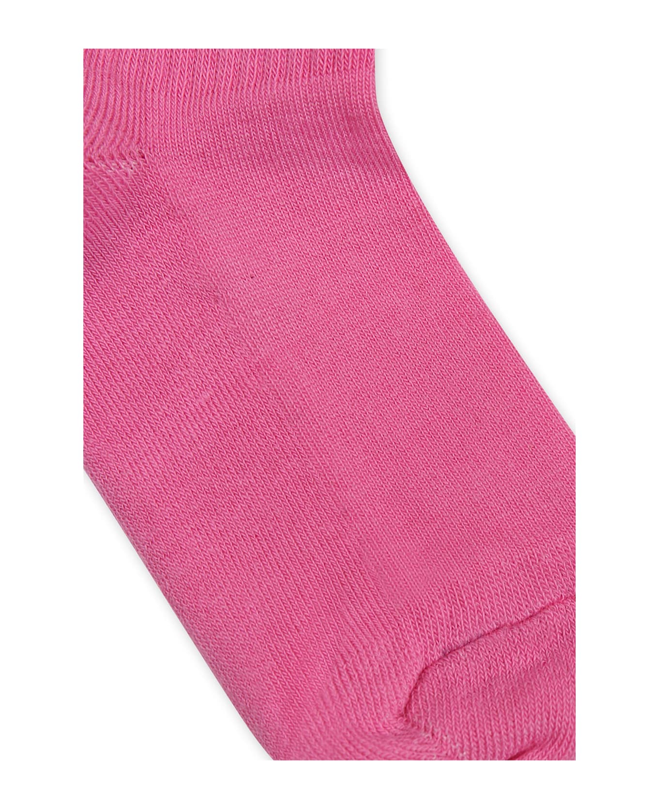 Barrow Pink Socks For Kids With Smiley - Pink