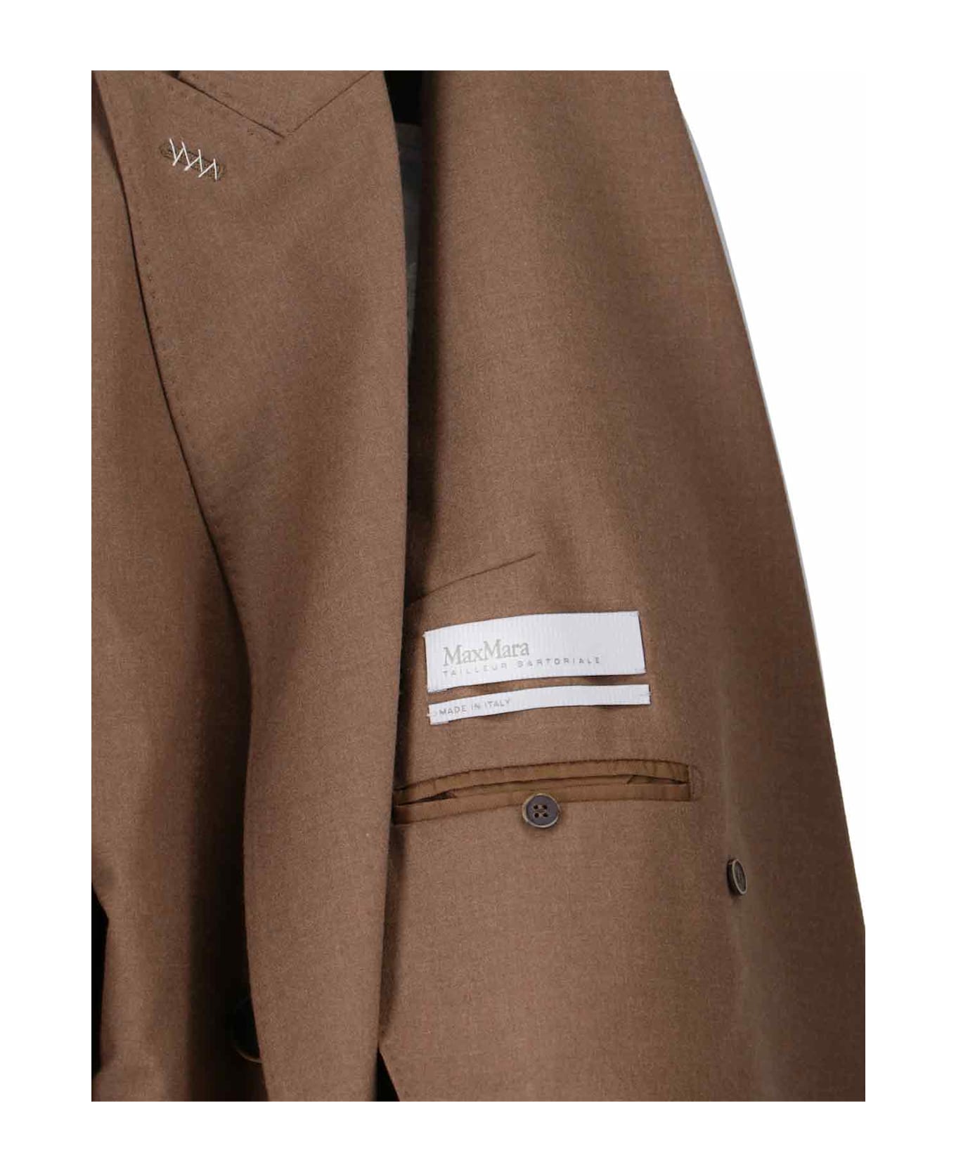 Max Mara 
harald
 Double-breasted Blazer - Brown