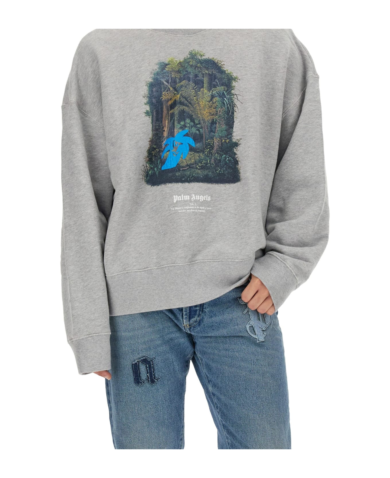 Palm Angels Hunting In The Forest Sweatshirt - Grey