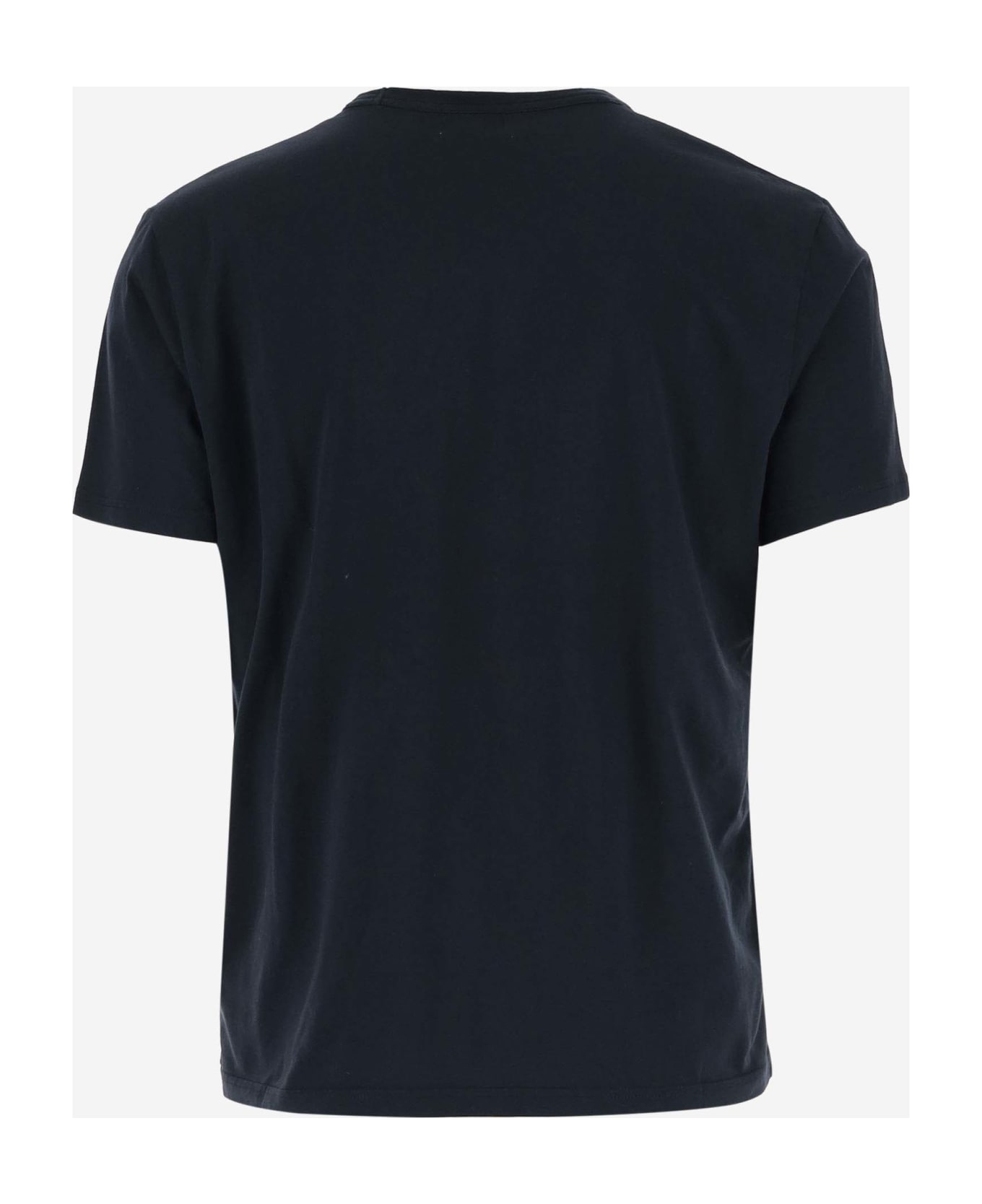 Woolrich Cotton T-shirt With Logo - Blu
