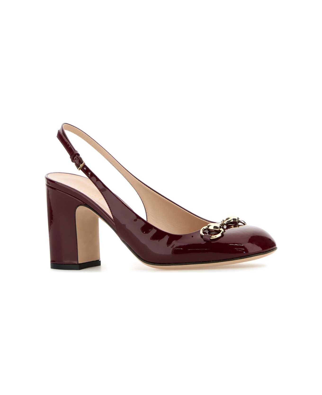 Gucci Tiziano Red Leather Pumps - ROSSOANCORA