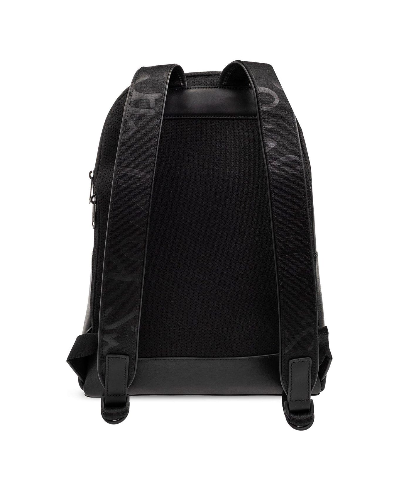 PS by Paul Smith Leather Backpack Backpack - BLACK