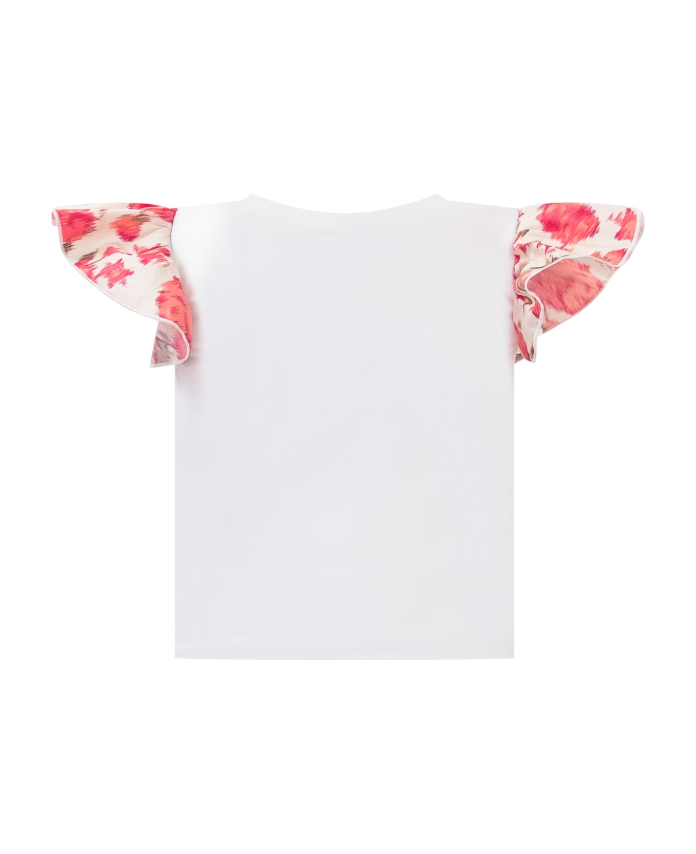 TwinSet T-shirt And Shorts Set - FIORI CAMELIE ROSE